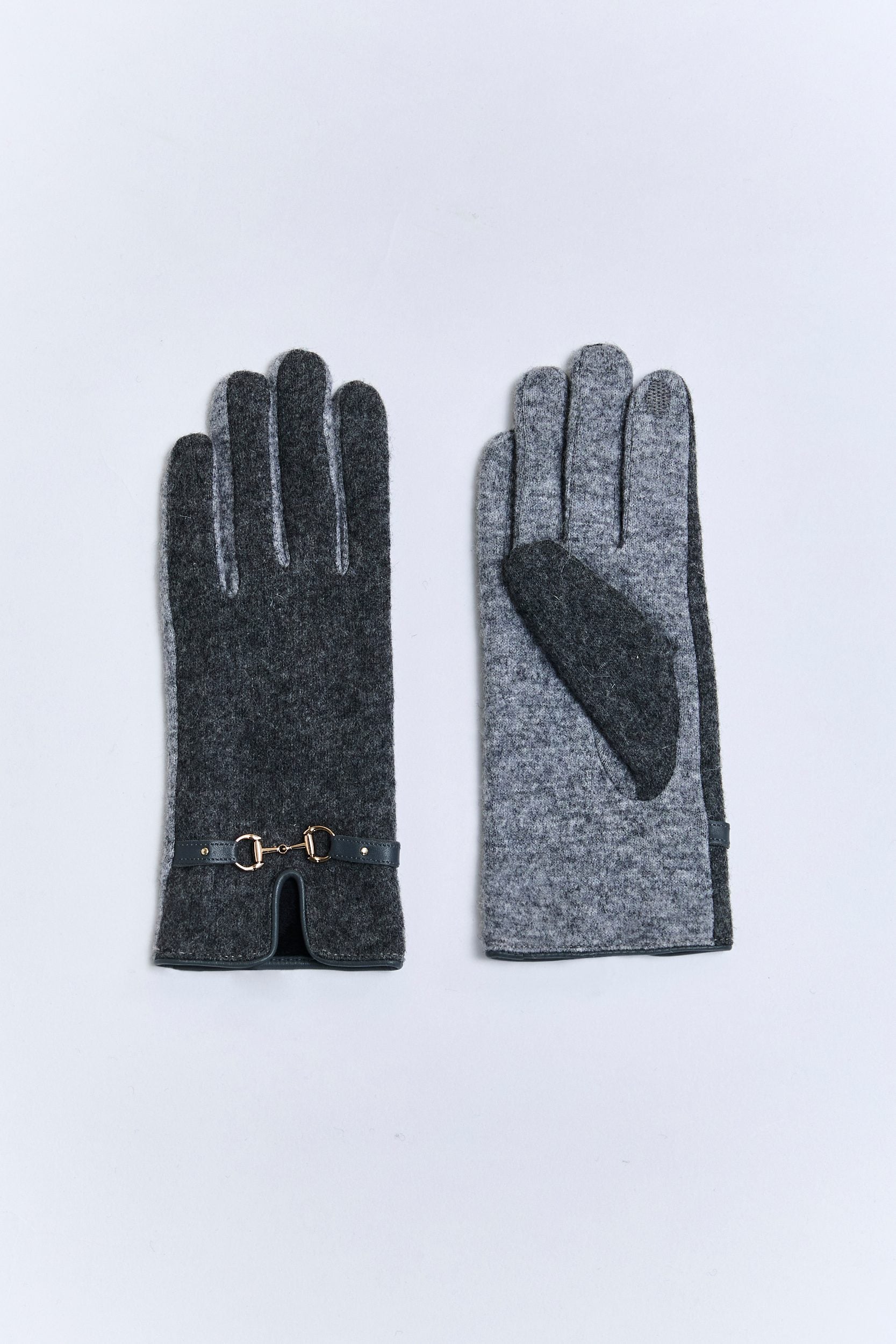 2 tone wool gloves