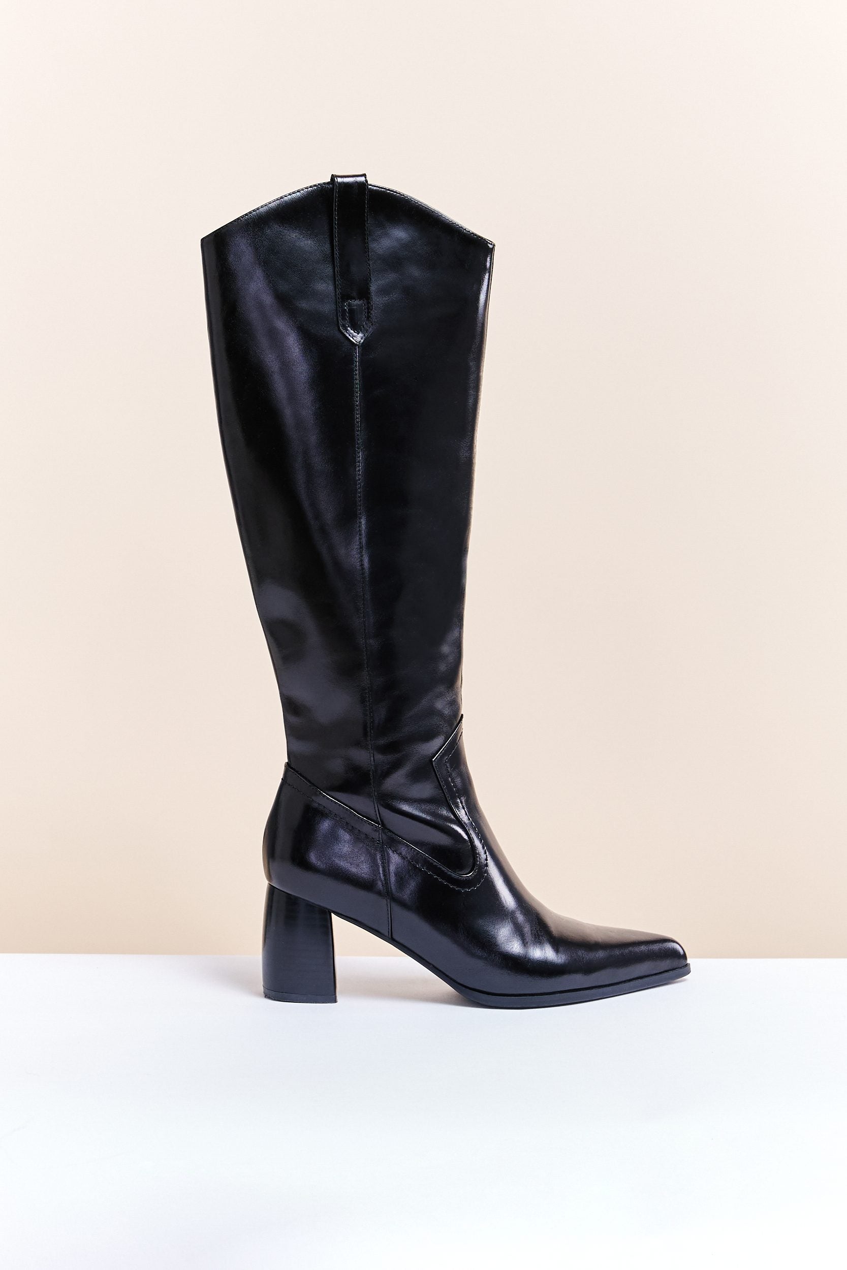 Tristan Canada Cowboy Boot With Block Heel