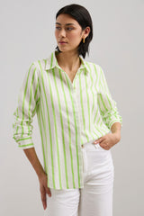 Striped linen shirt