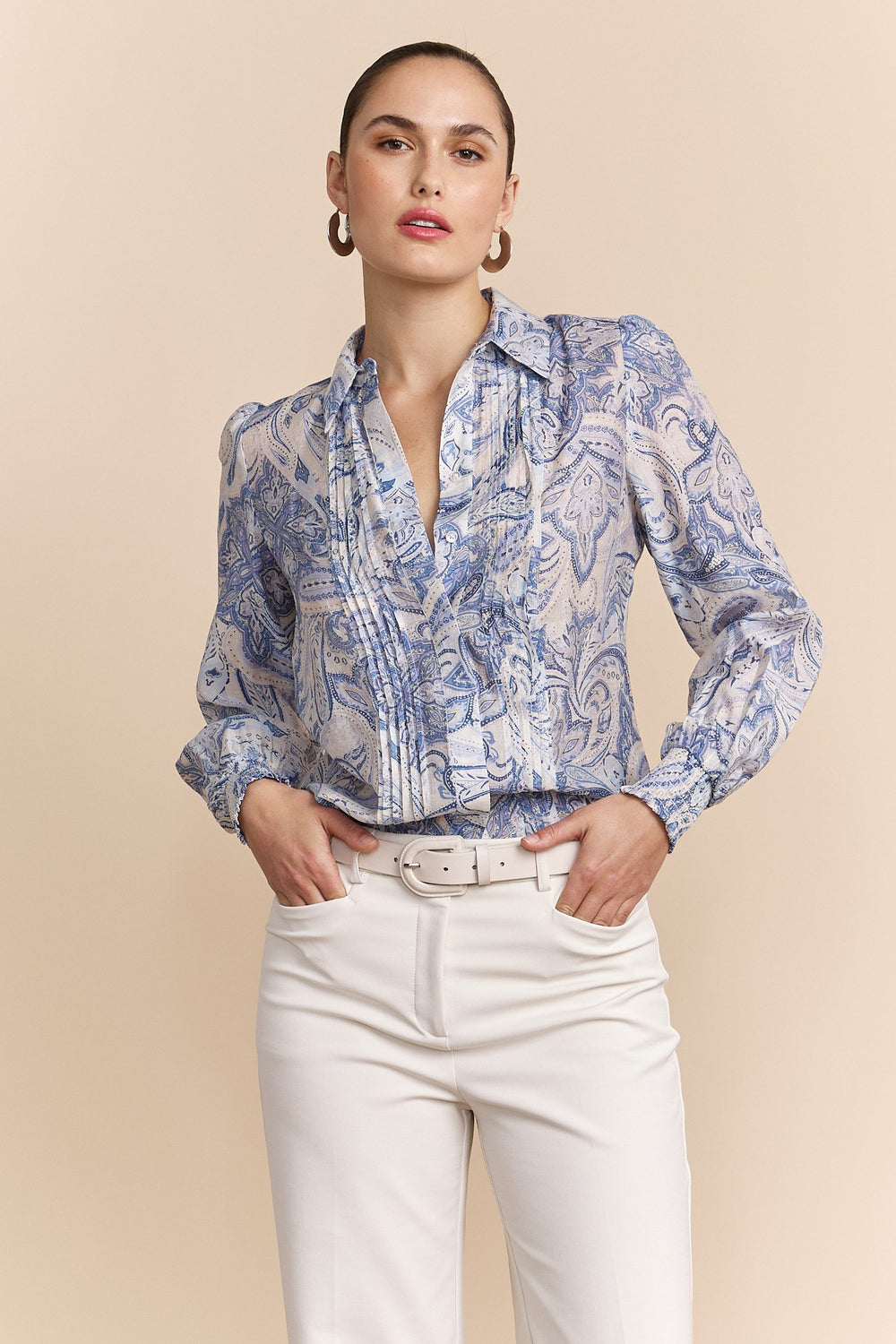 Blouse à imprimés