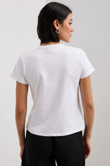 Regular fit embroided t-shirt