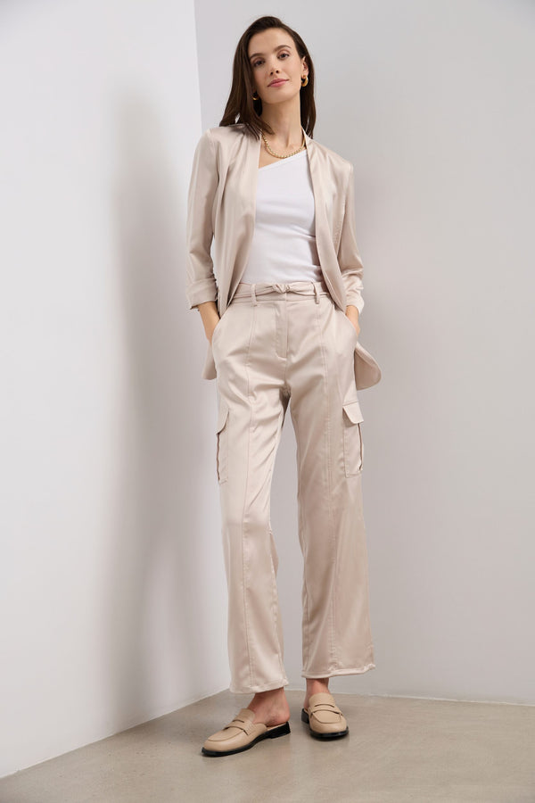 JPVDPA Summer Work Pants for Women 2023 High Waist Pencil Pants Comfy  Casual Tie Waist Pants Elegant Self Tie Belted Trouser, Beige, X-Large :  : Clothing, Shoes & Accessories