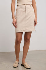 Skirt with front and back yokes