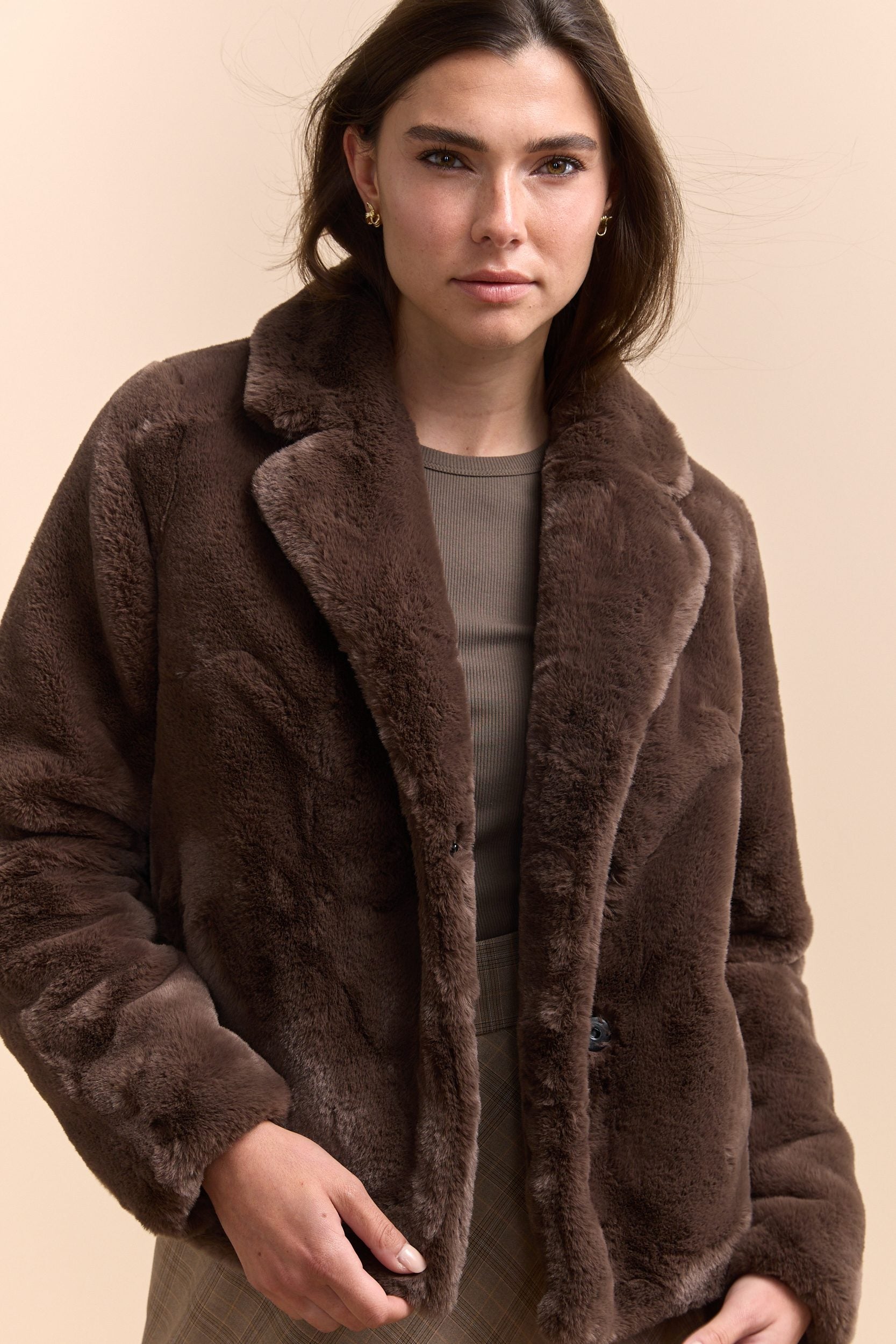 Faux Fur Coat