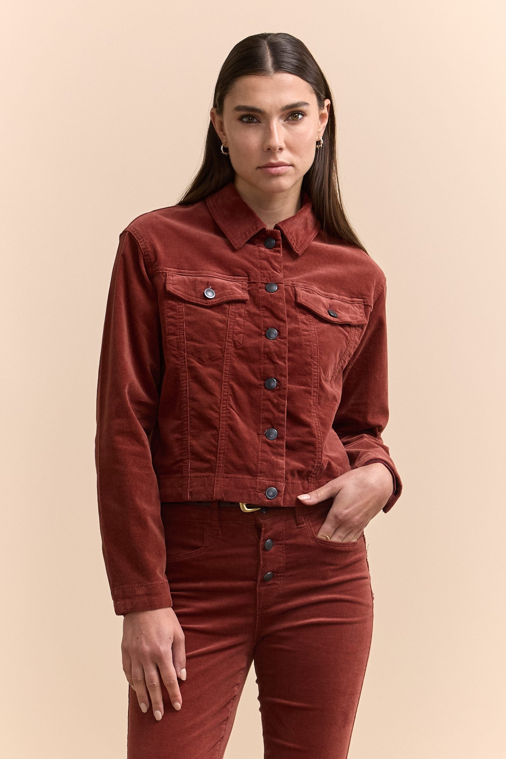 Veste décontractée en denim