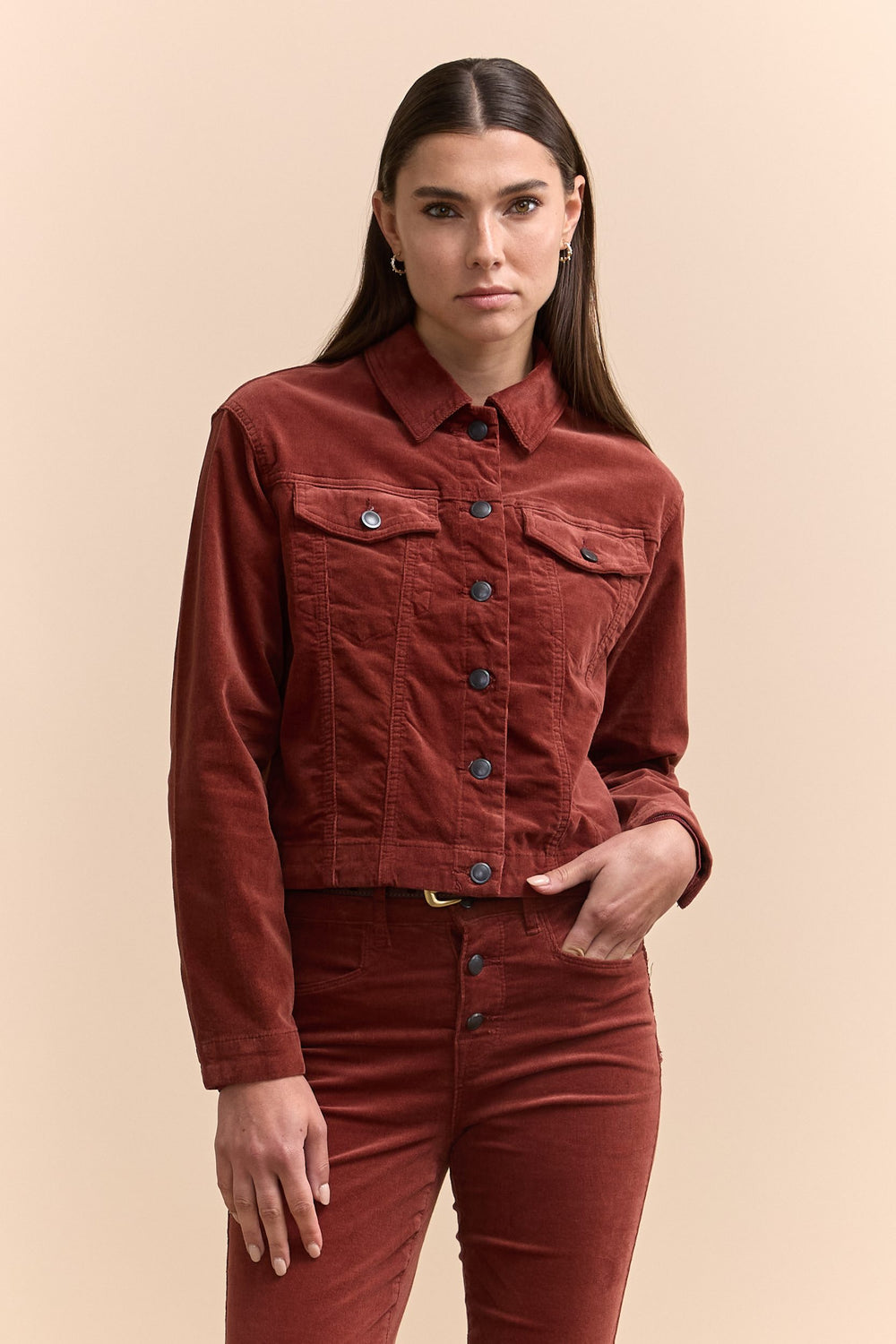 Veste décontractée en denim