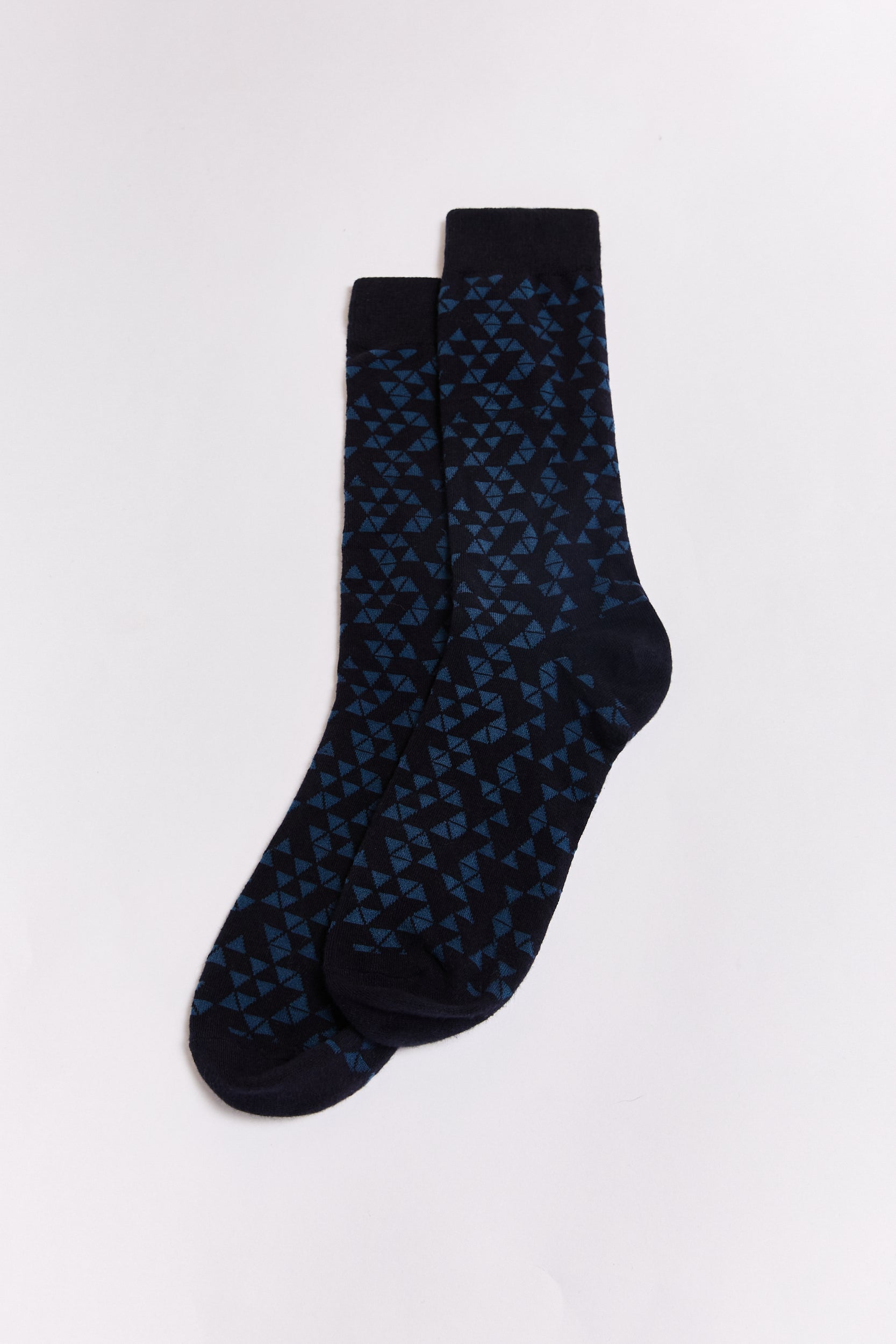 Chaussettes motifs géométriques