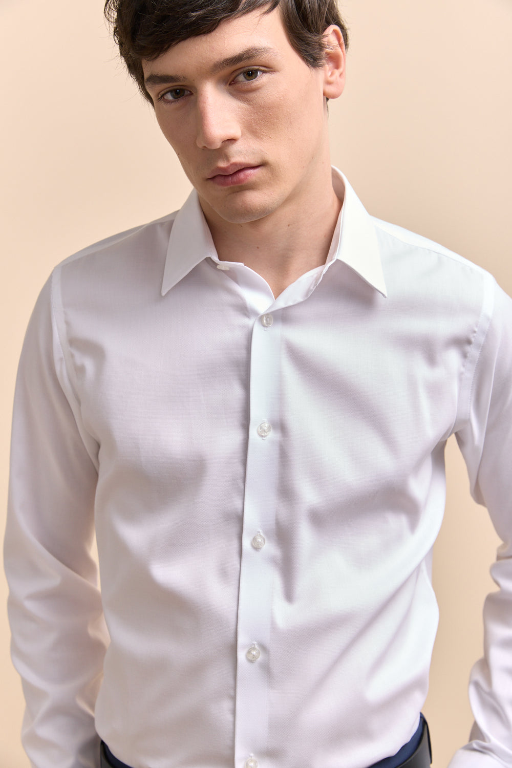 Chemise ajustée sans repassage