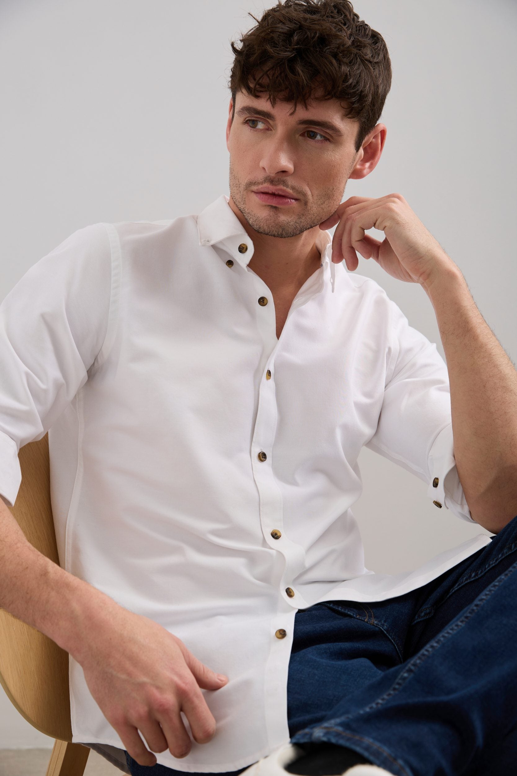 Semi-Fitted Oxford Shirt