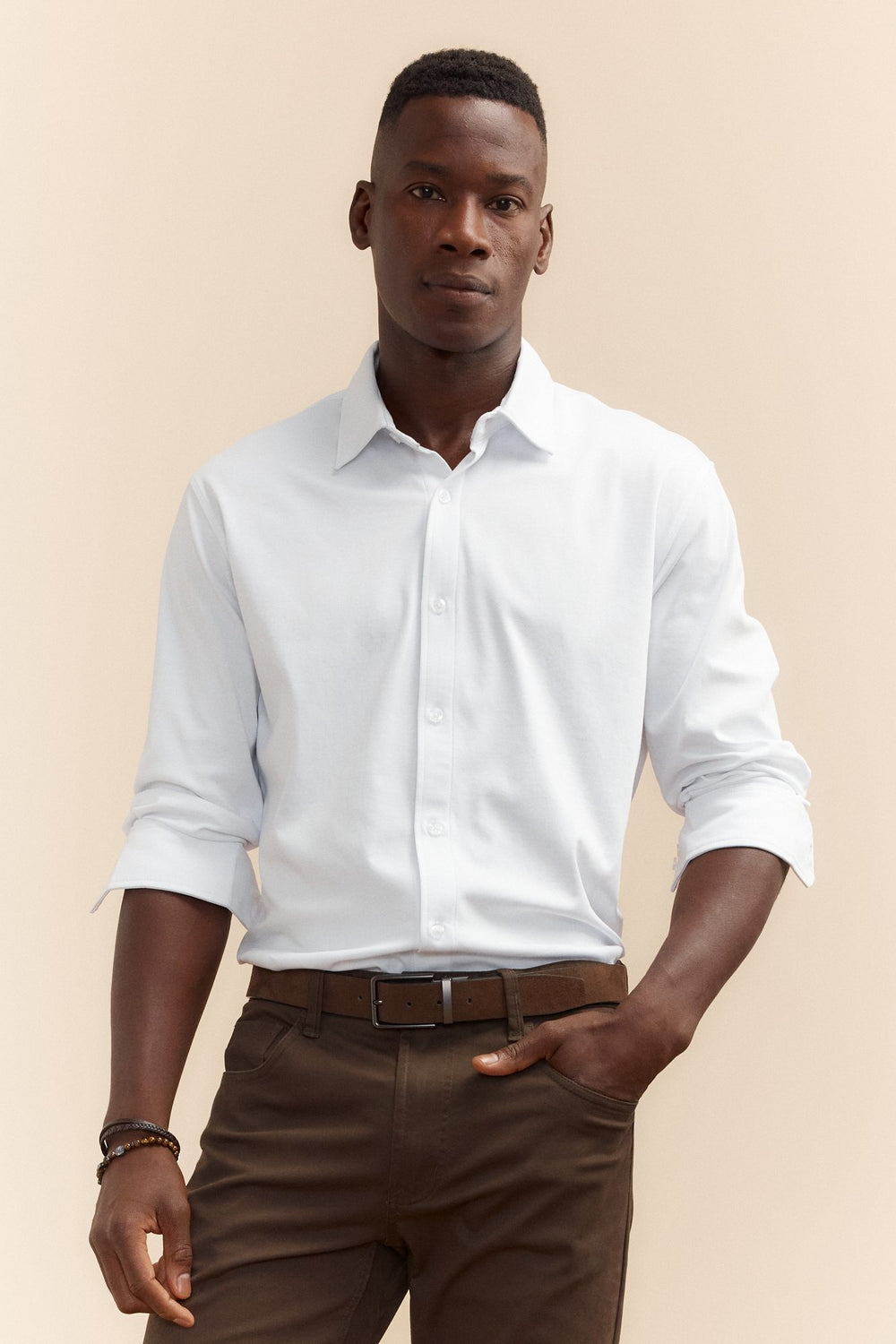 Chemise coton mercerisé