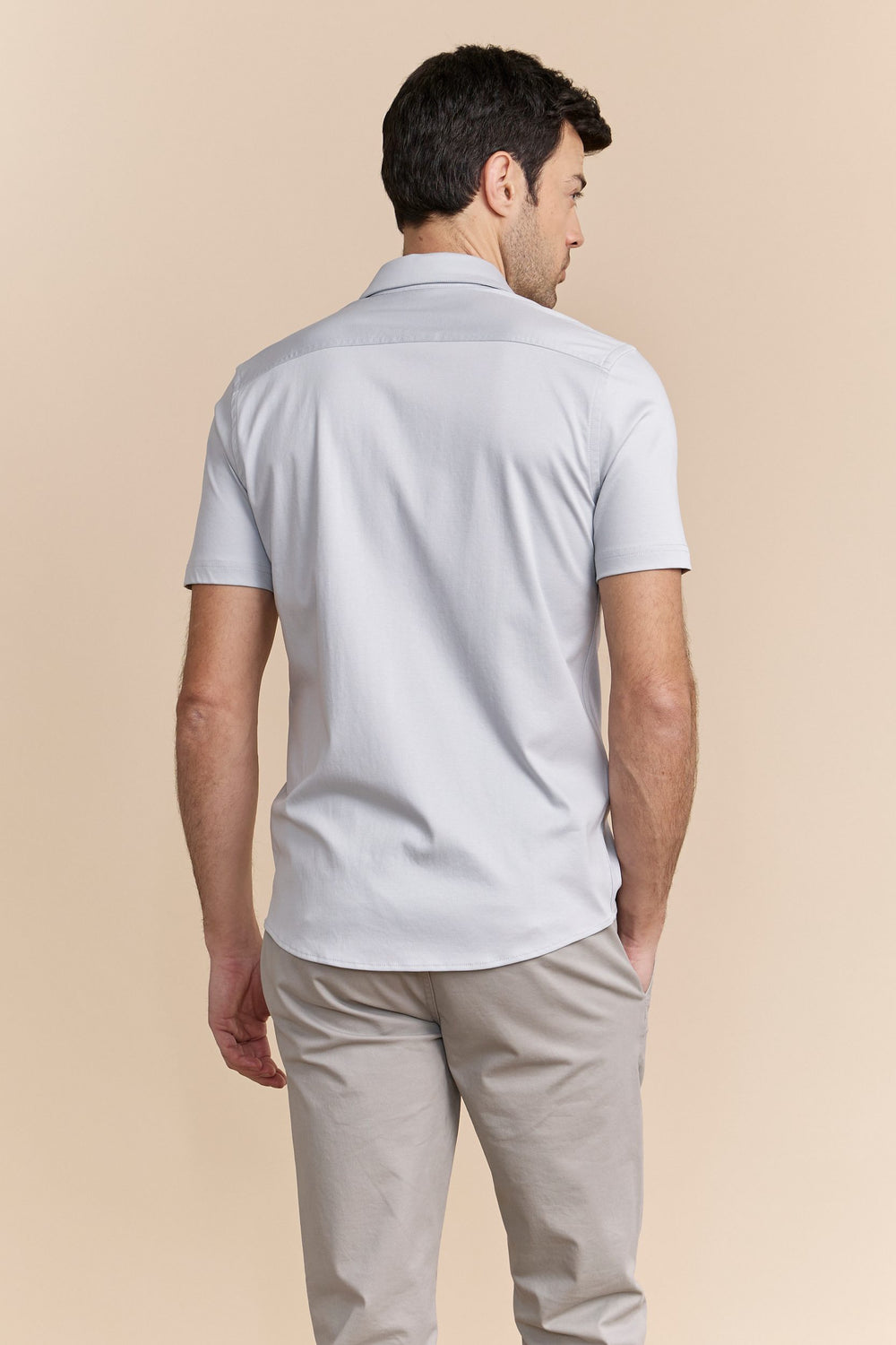 Mercerized cotton jersey shirt