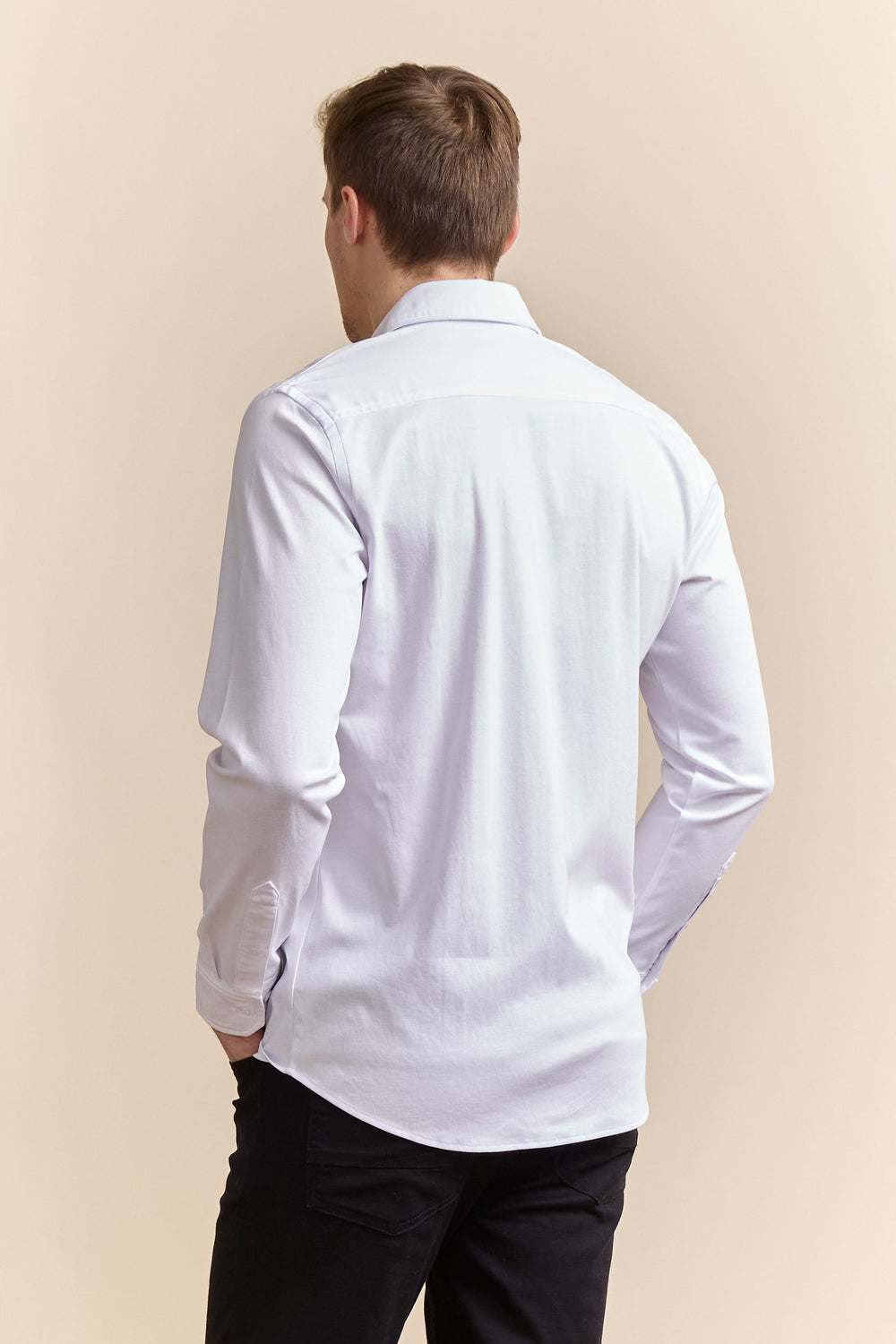 Mercerized cotton jersey shirt