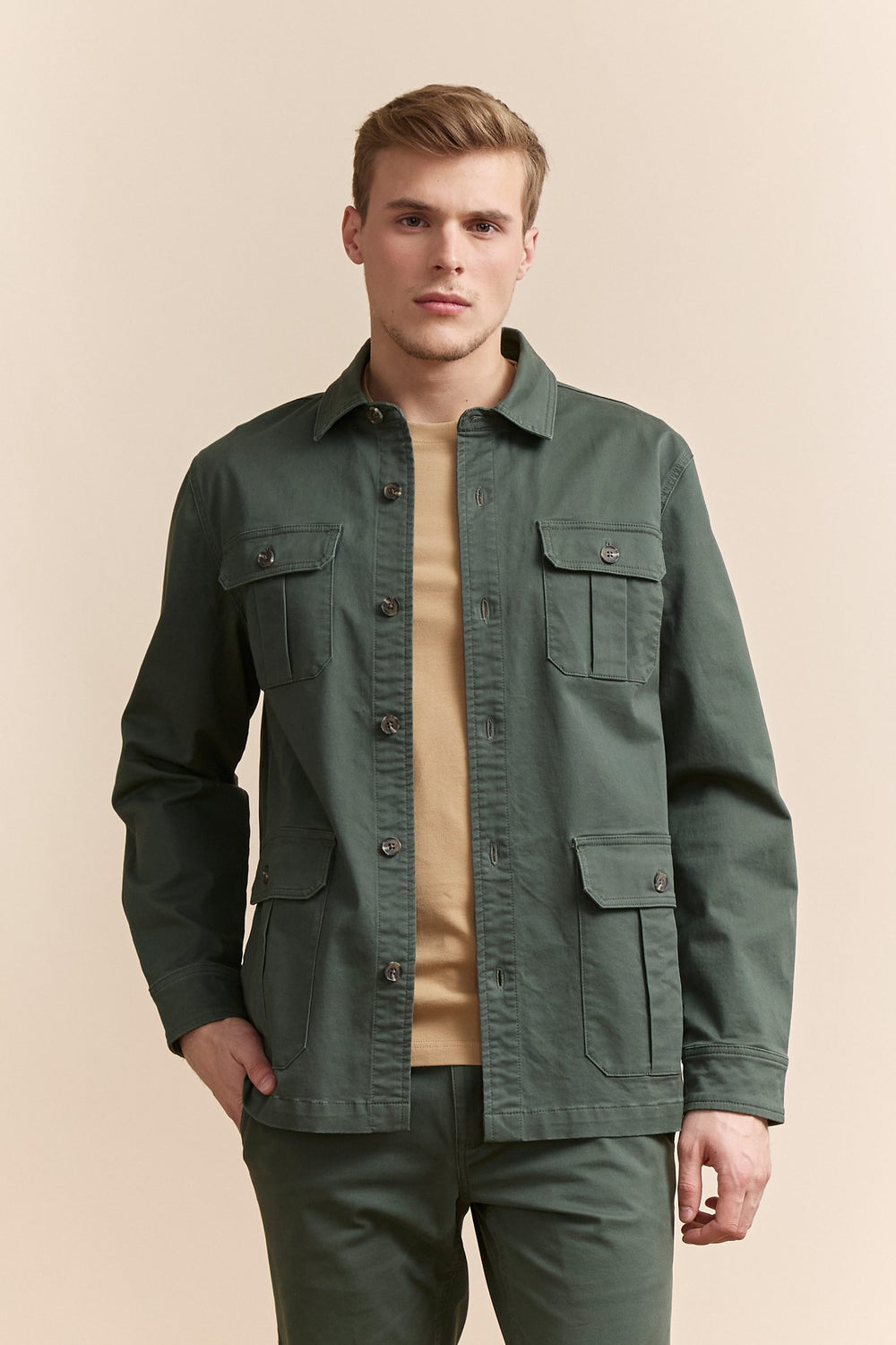 Military overshirt