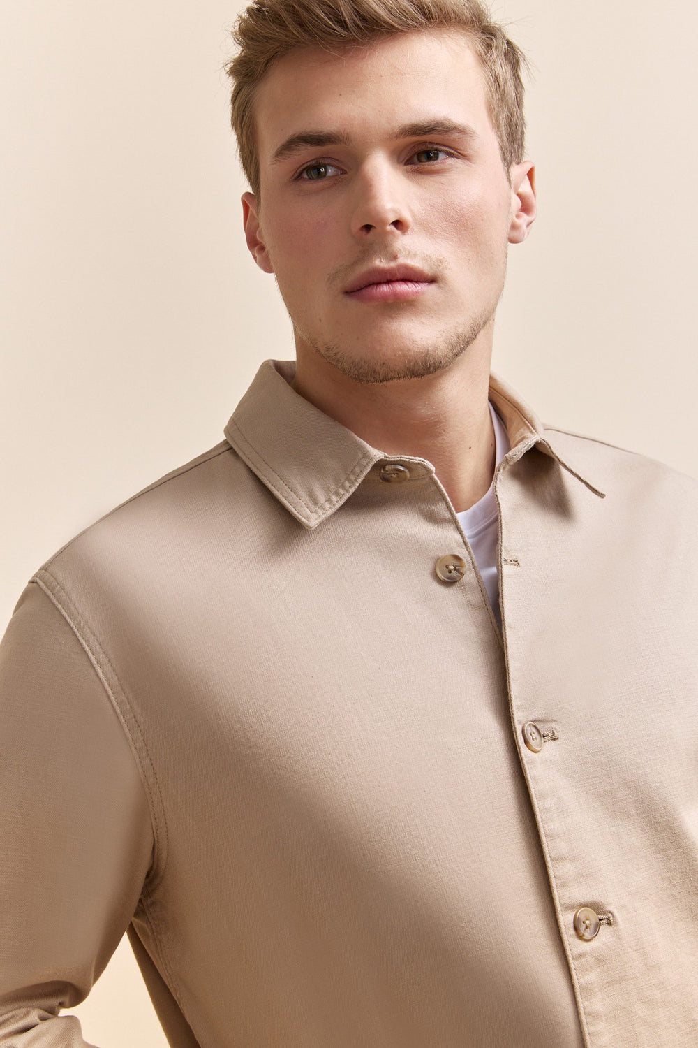 Textured overshirt