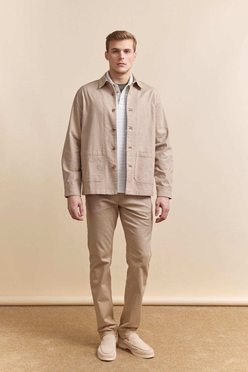 Textured overshirt