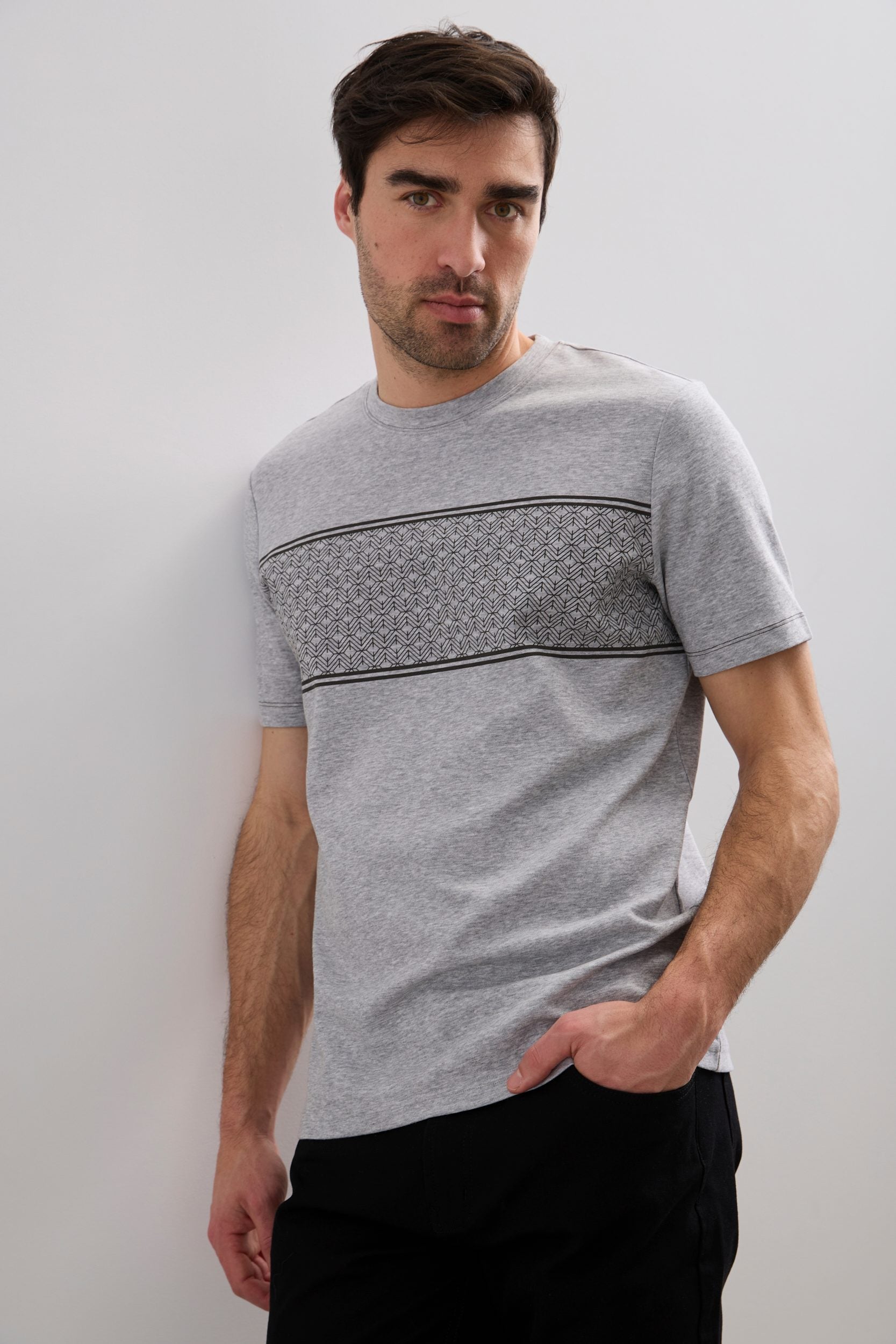 Geometric print t-shirt