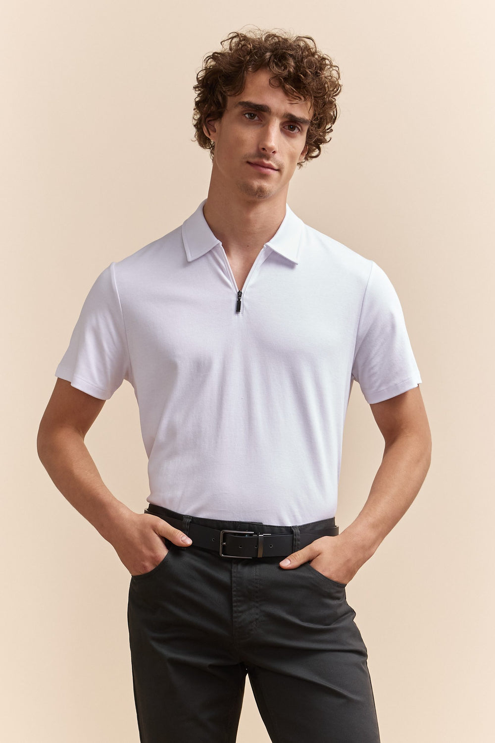 Pima cotton short sleeves polo