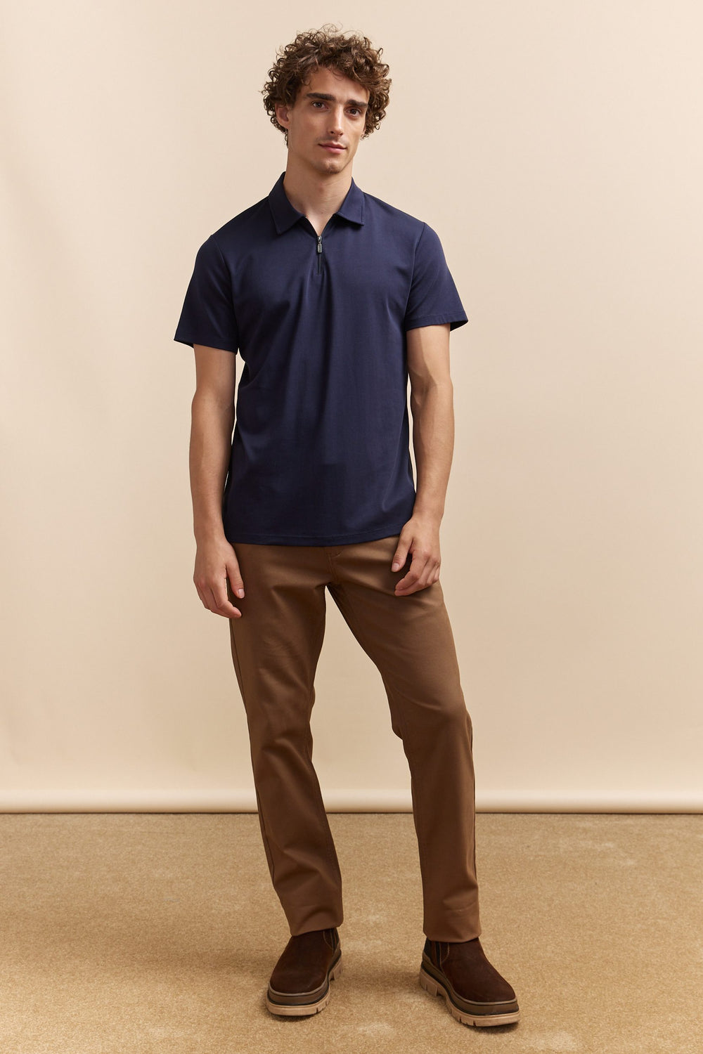 Pima cotton short sleeves polo