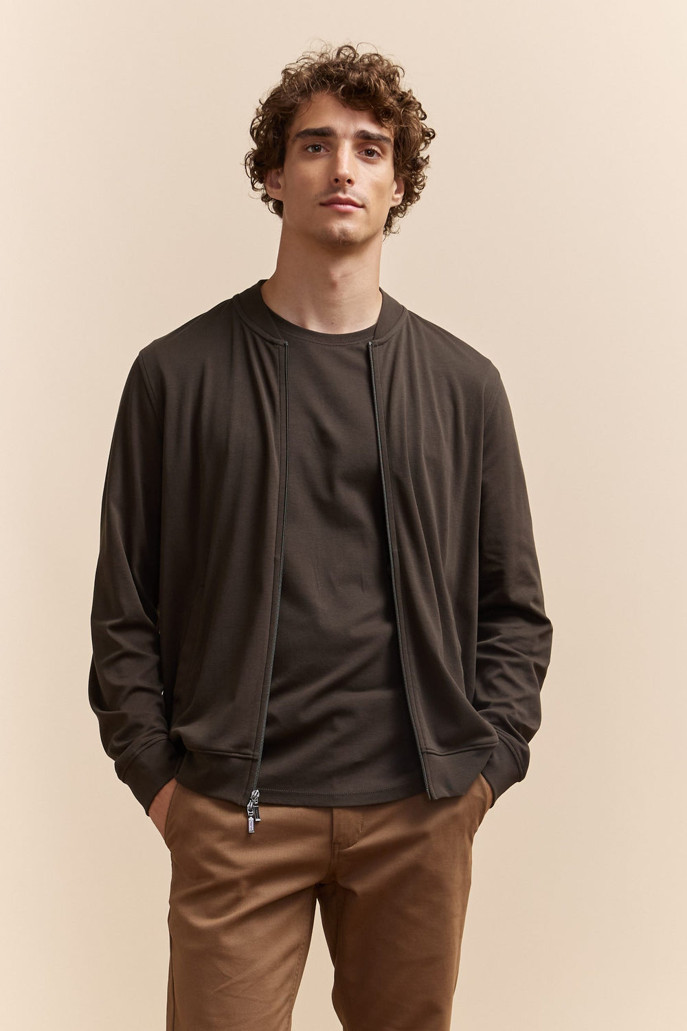 Pima cotton cardigan