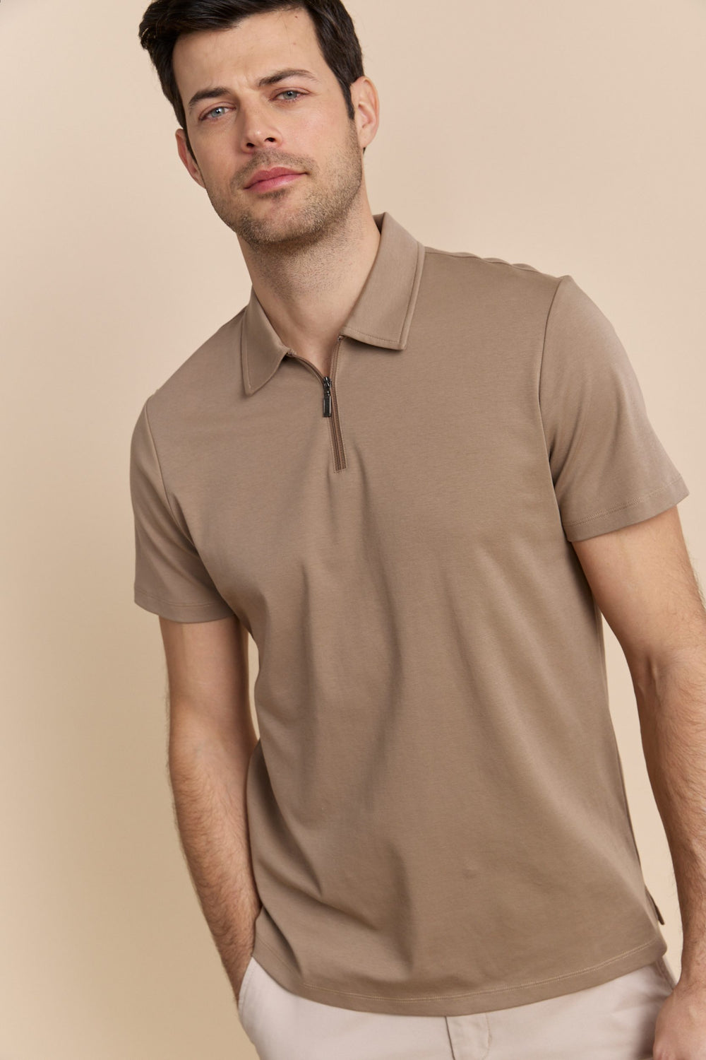 Pima cotton short sleeves polo