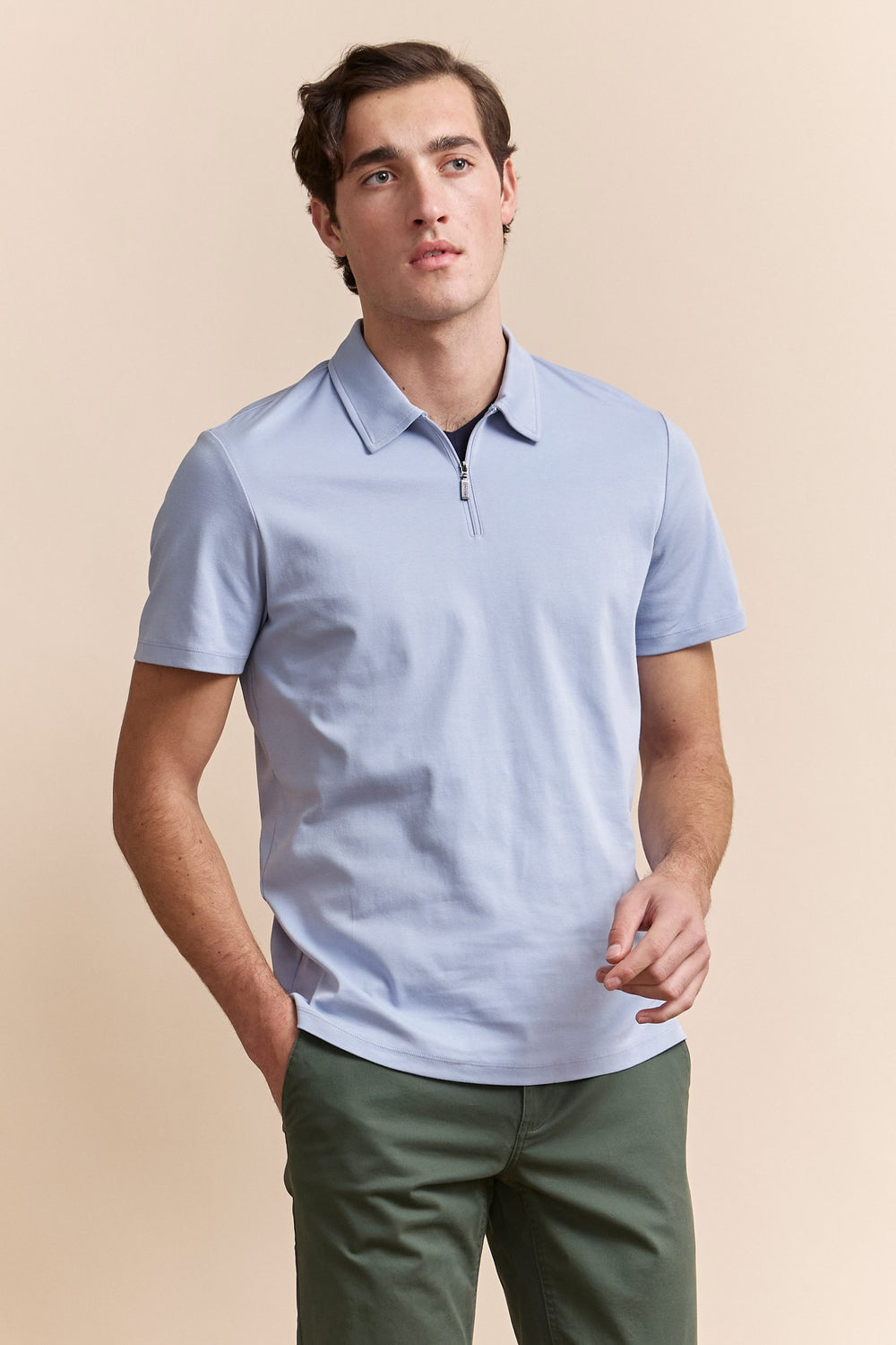 Pima cotton short sleeves polo