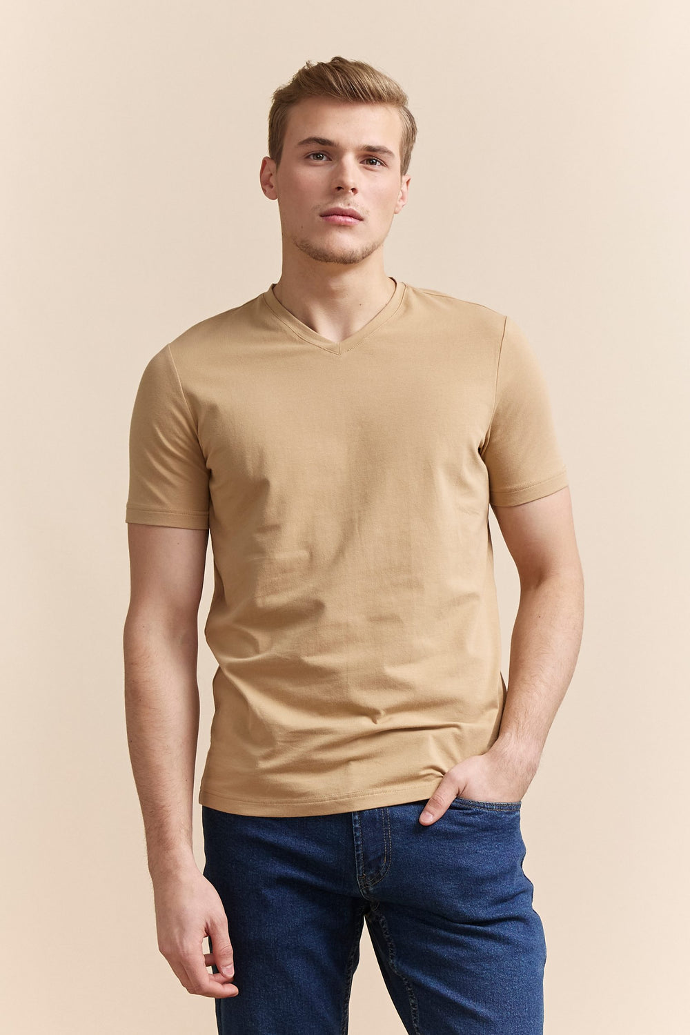 Basic V neck T-shirt