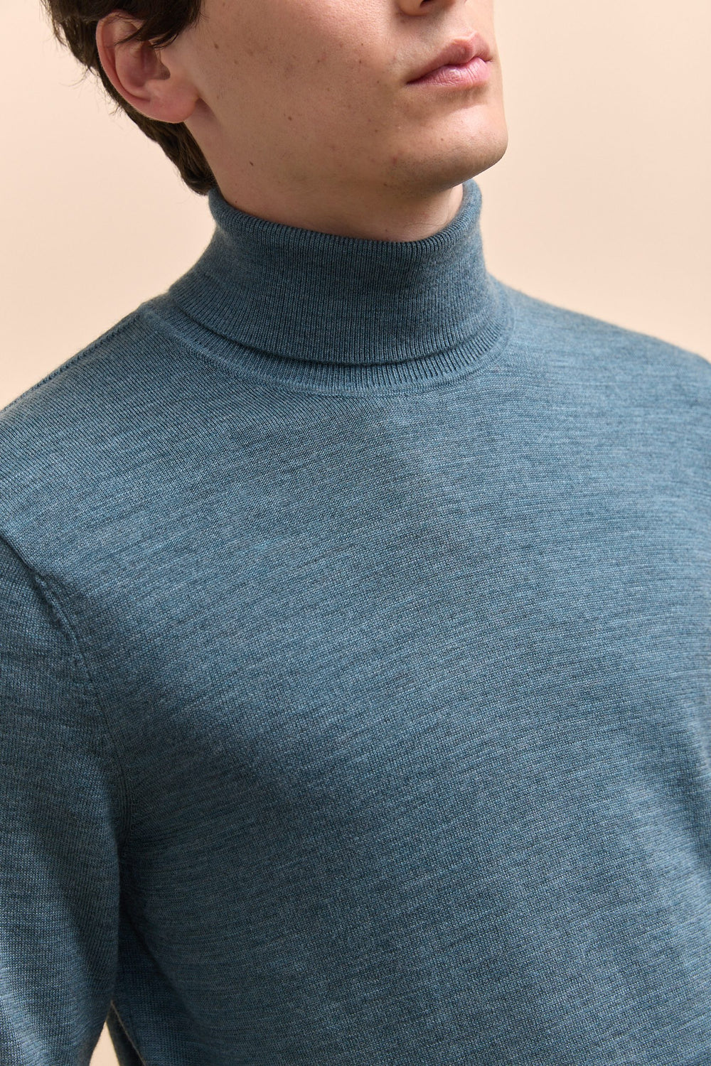 Merino wool turtle neck sweater