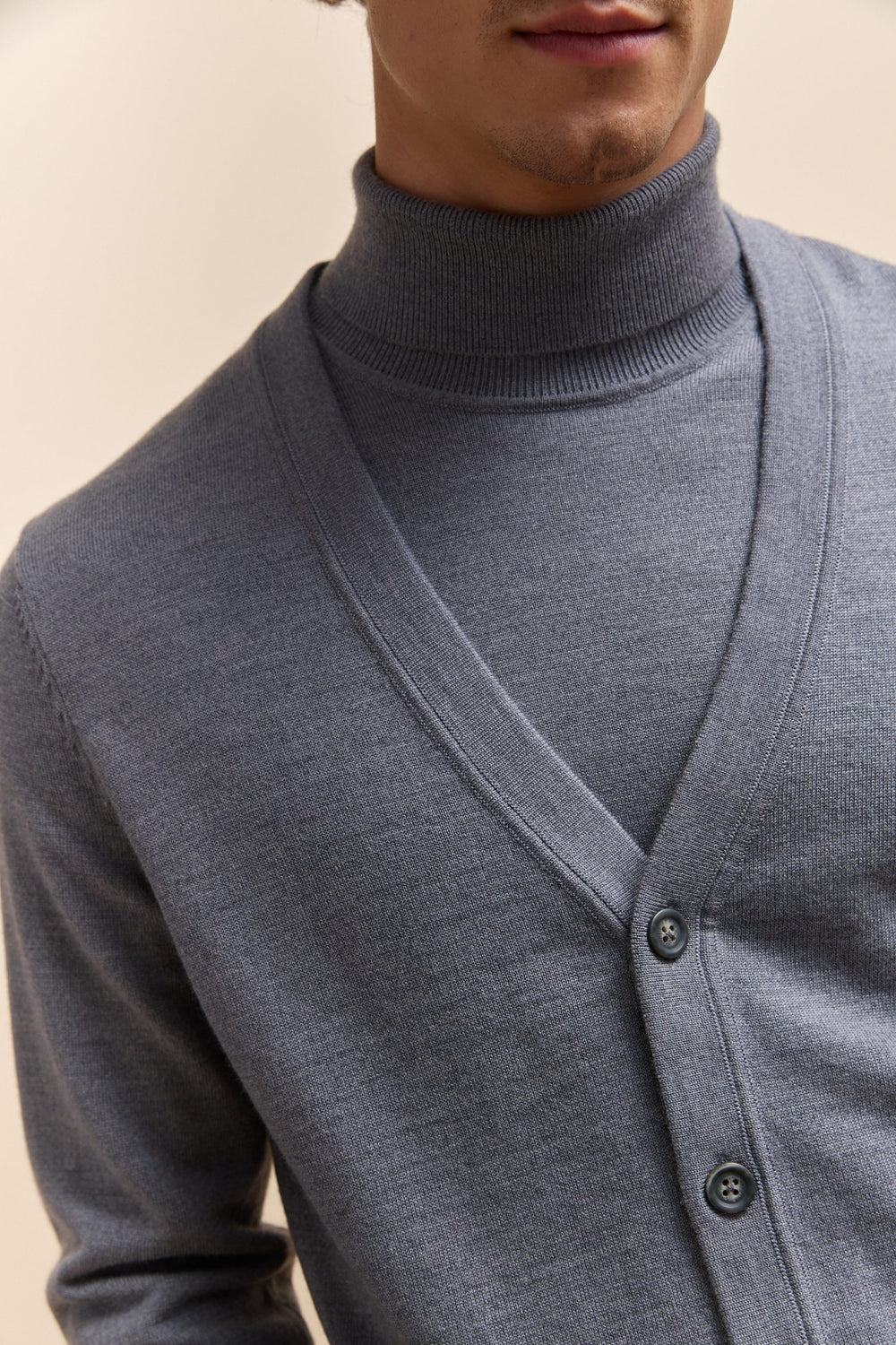 Merino wool cardigan