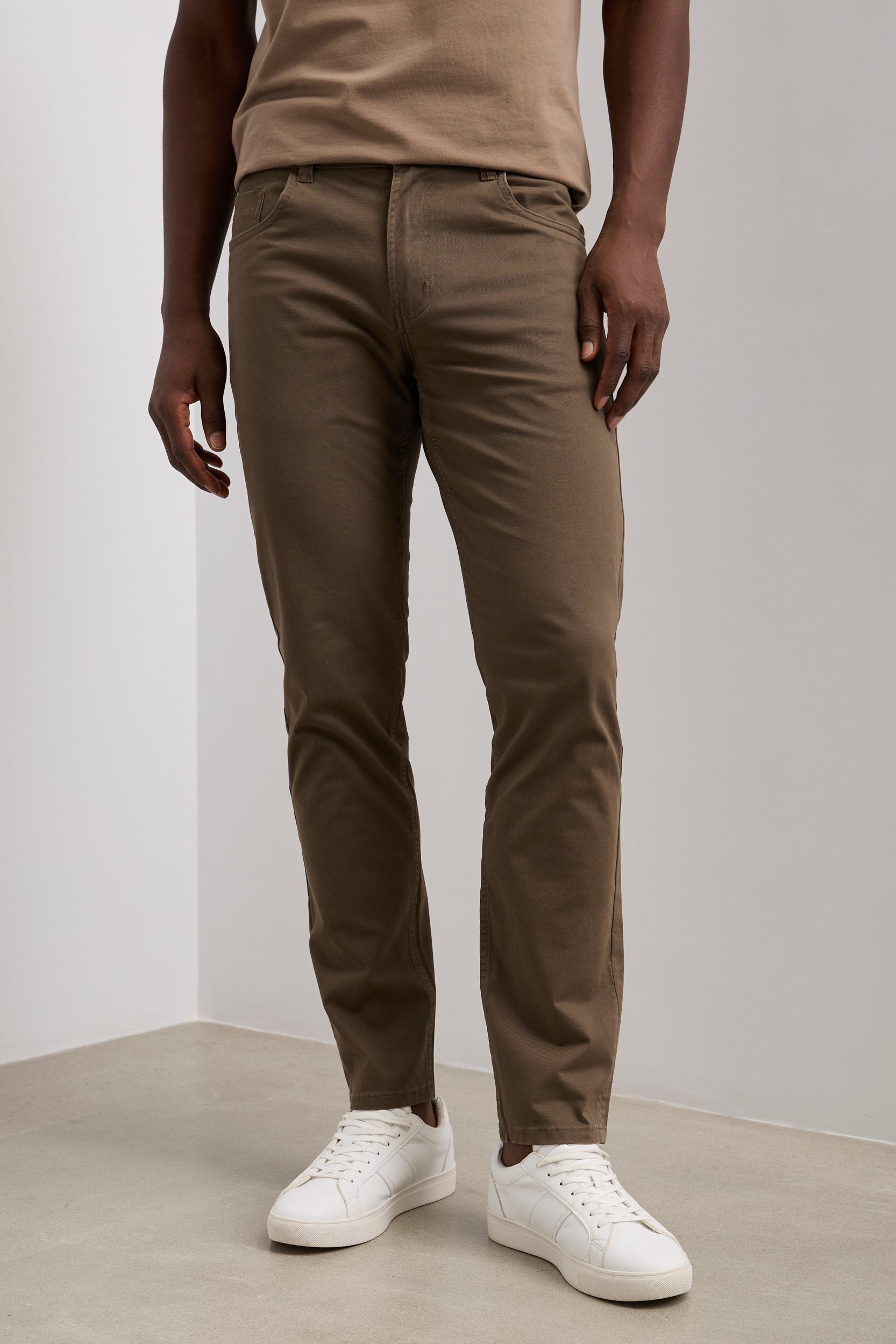 Slim fit five pocket pants