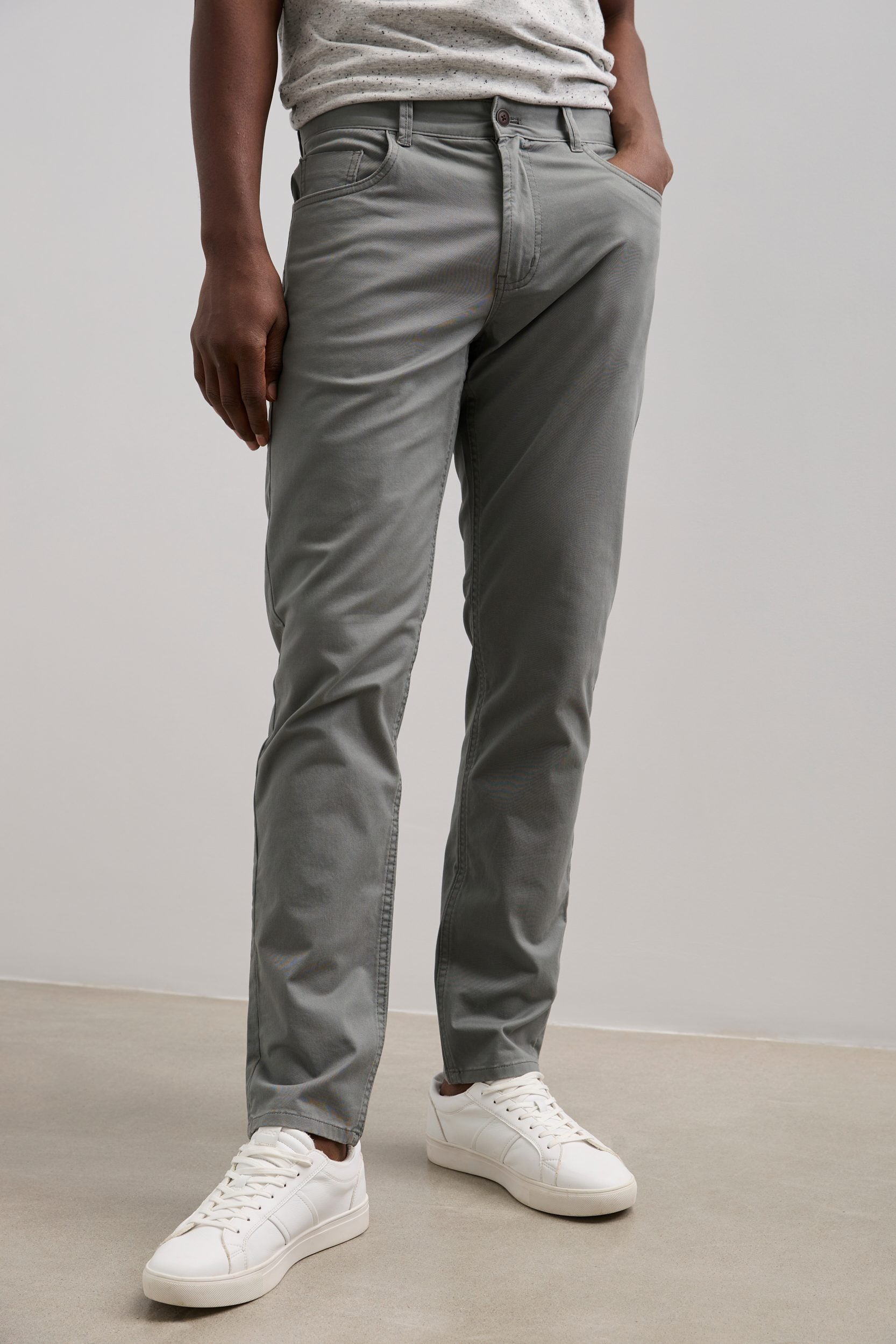 Slim fit five pocket pants