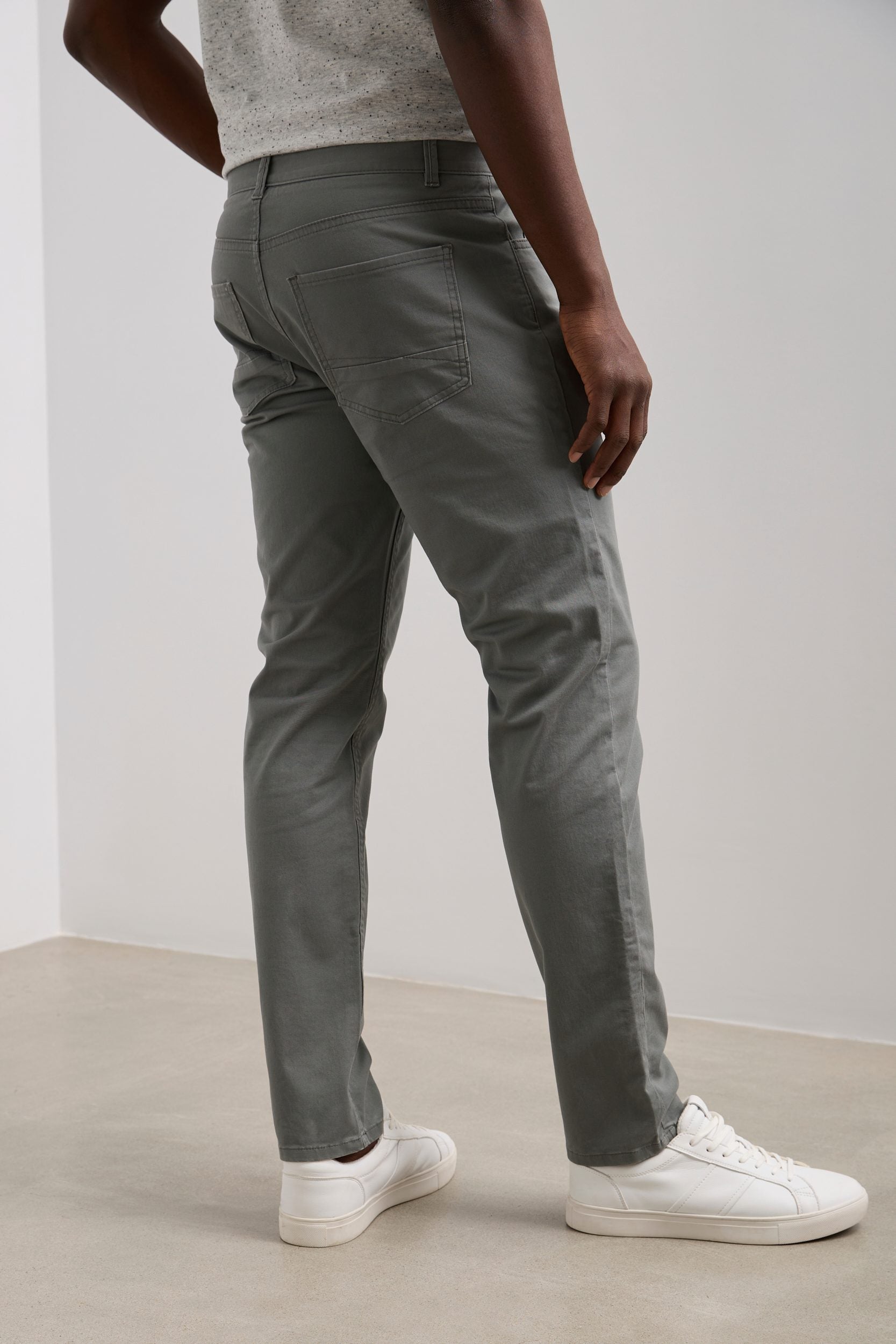 Slim fit five pocket pants