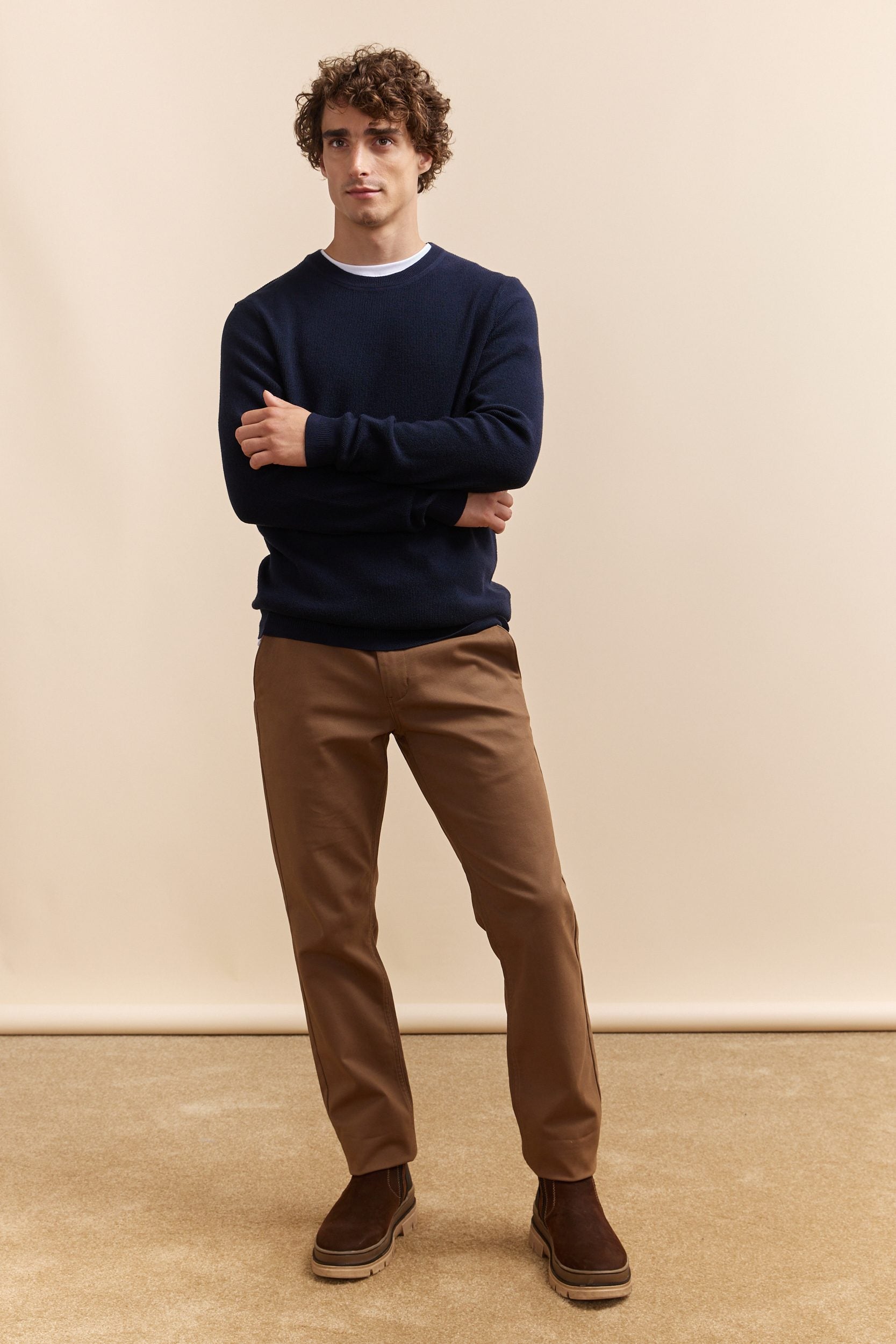 Relaxed fit chino