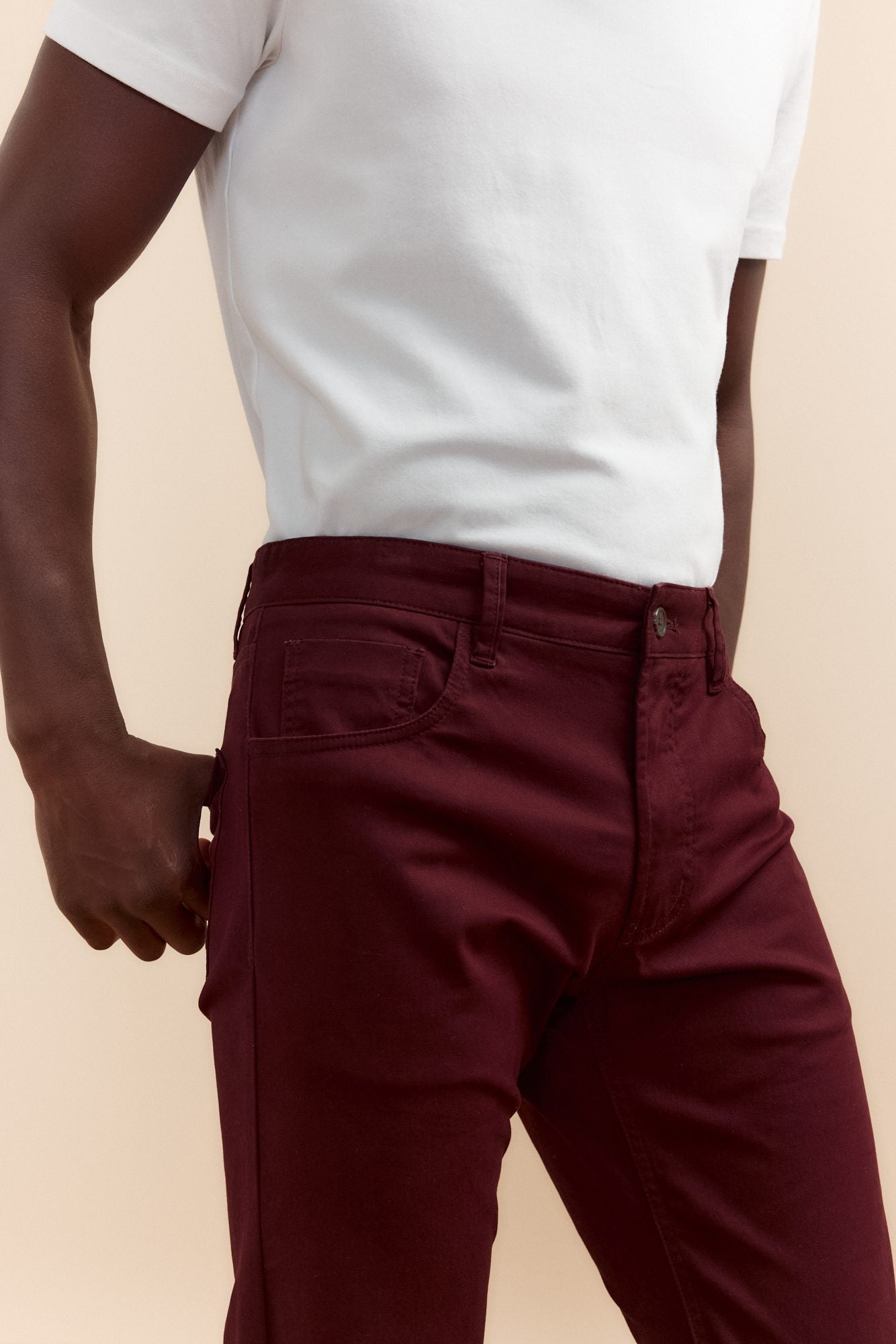 Slim fit 5 pocket pants