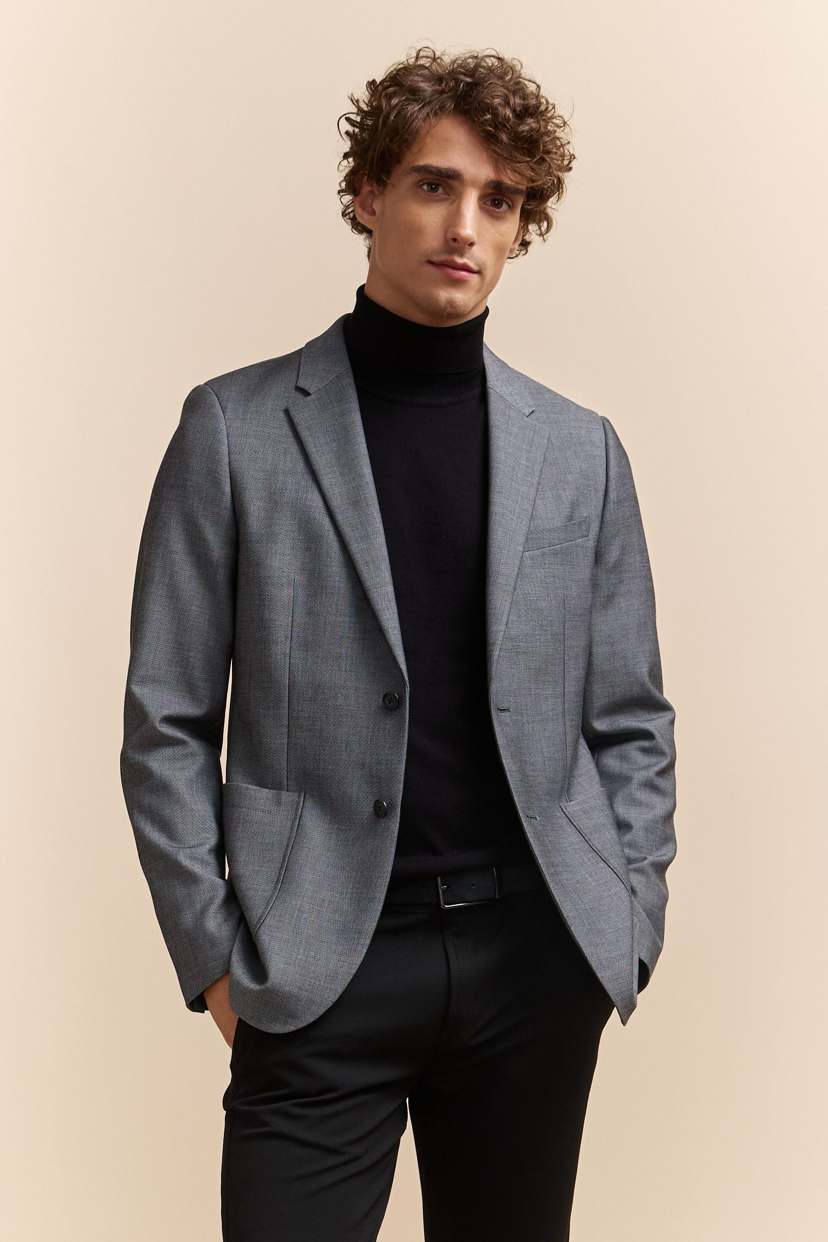 Patch pocket Extra-fitted jacket