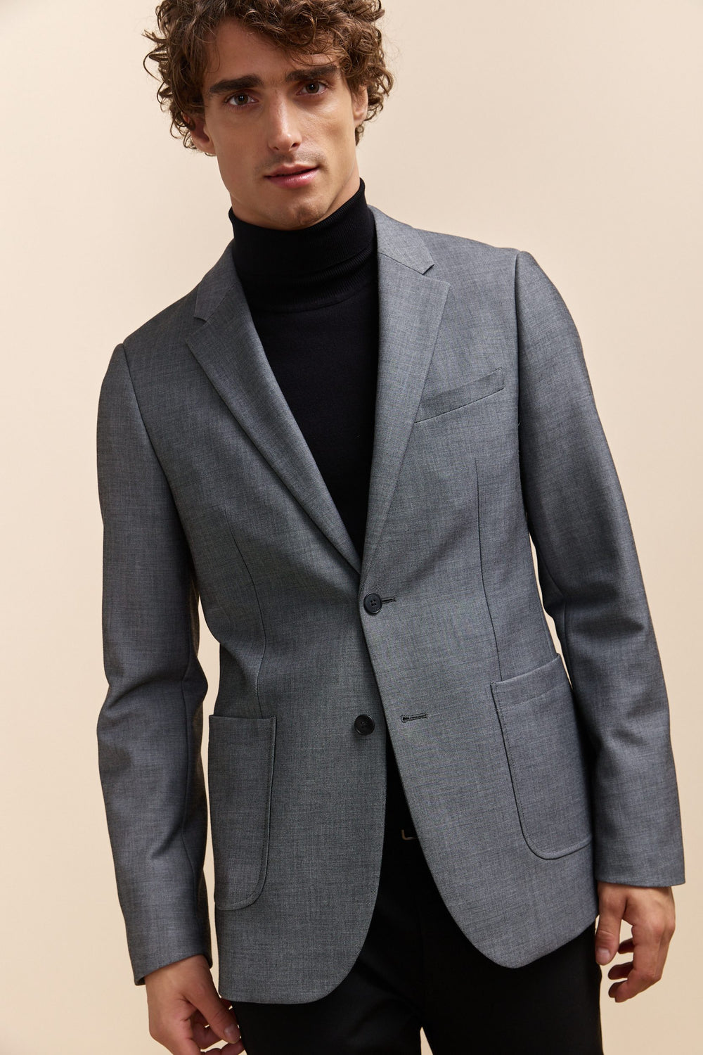 Patch pocket Extra-fitted jacket