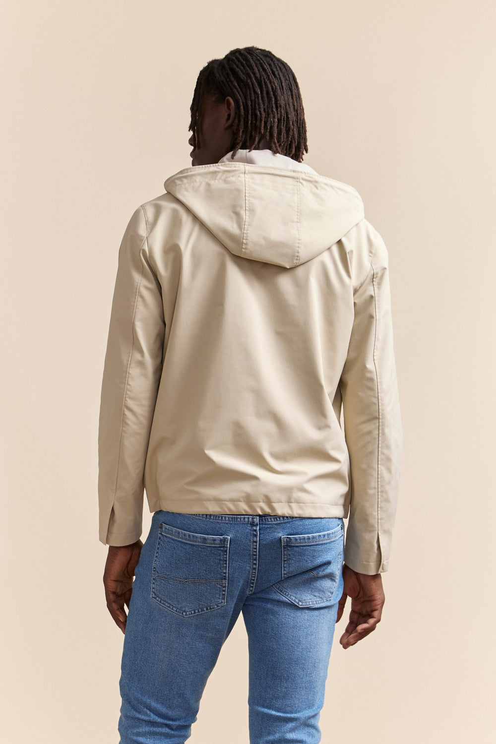 Multi pockets hooded jacket