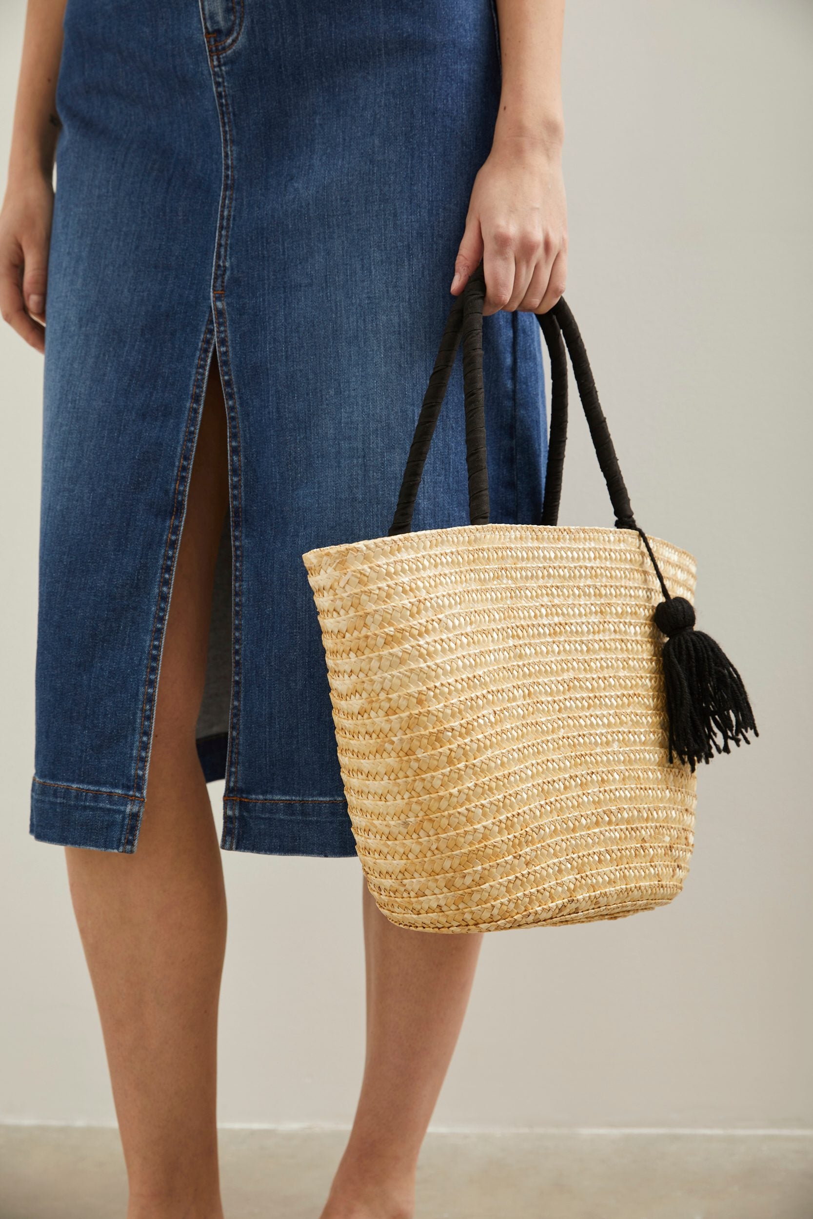 Straw bag