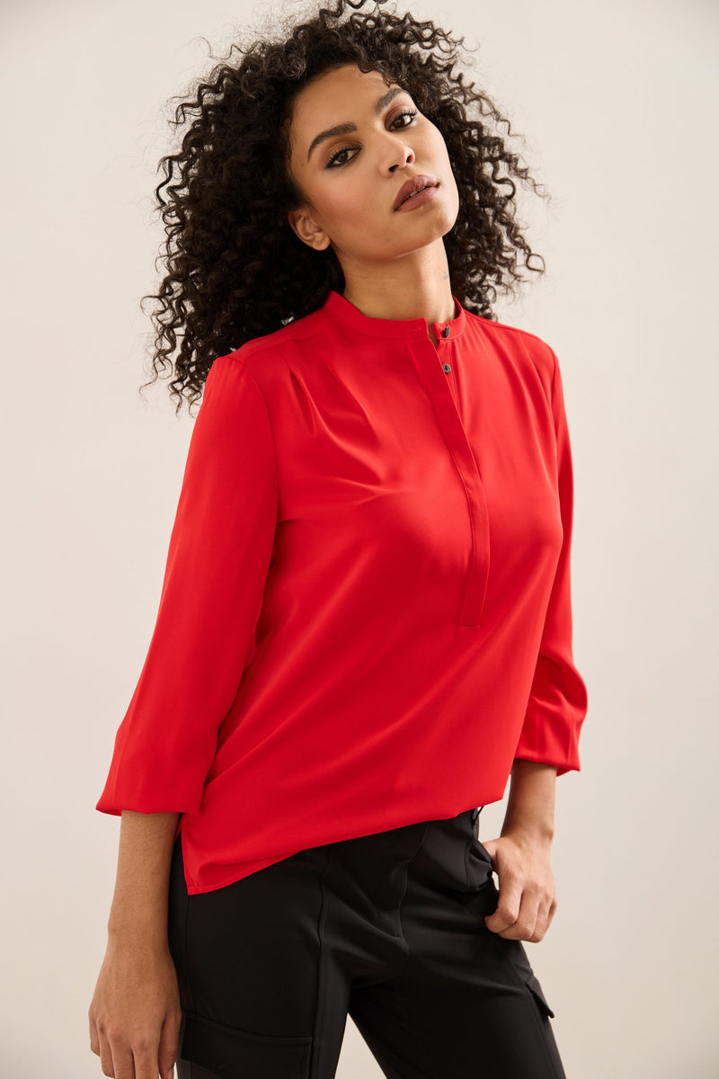Blouse With Puffy Sleeves and Elastic Cuffs | TRISTAN Canada