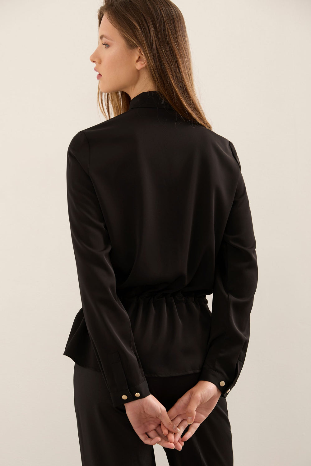 Blouse à cordon