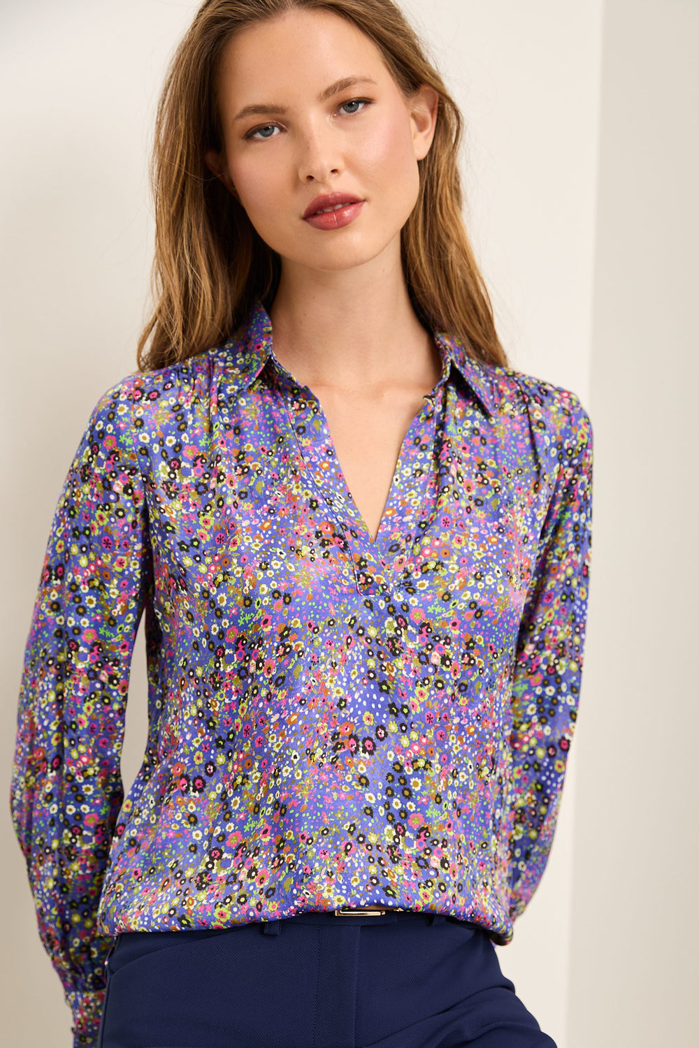 Blouse standard à imprimé fleuri