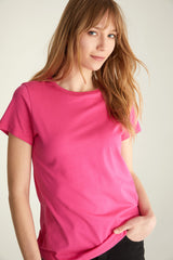 Basic crew neck pima cotton t-shirt