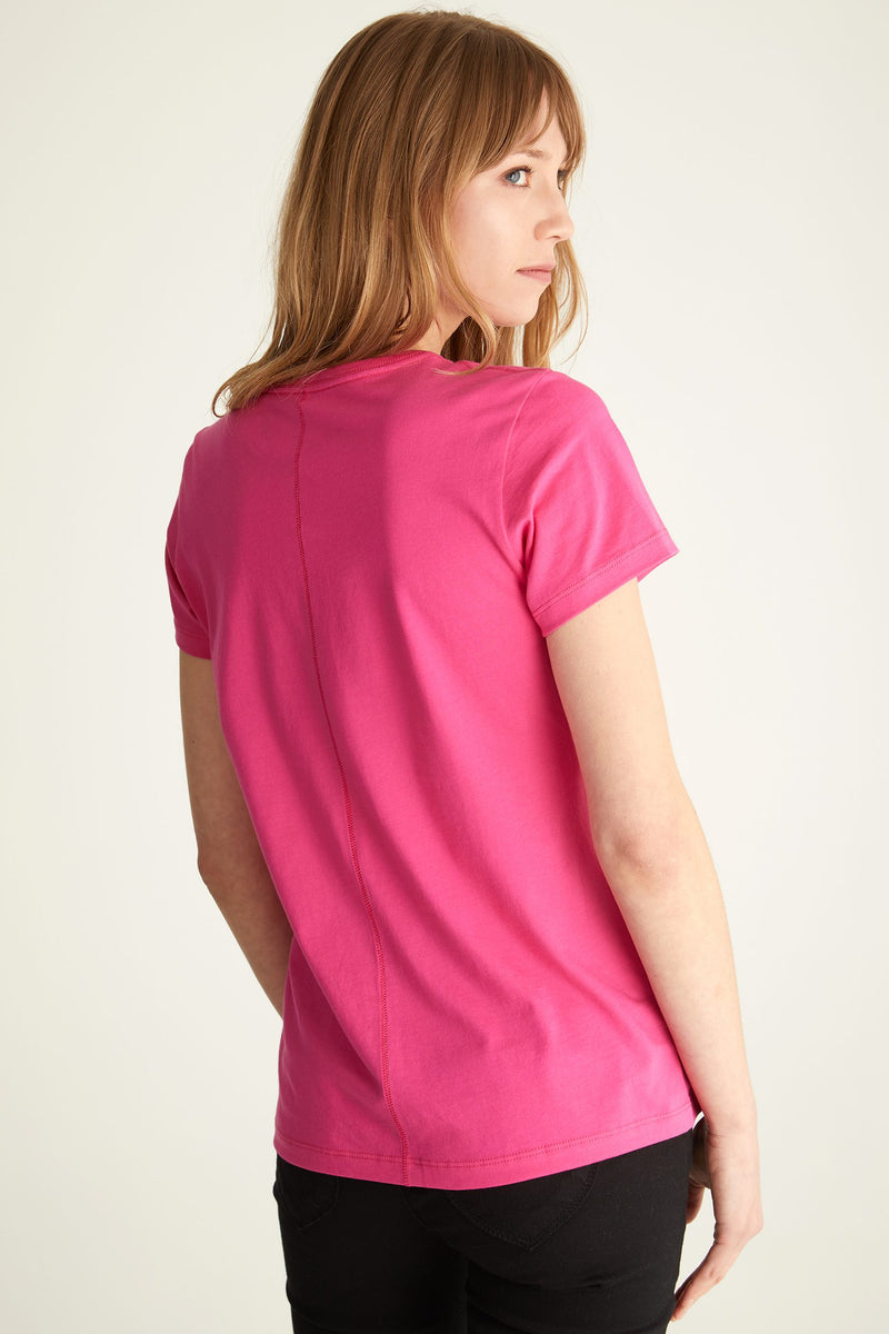 Basic crew neck pima cotton t-shirt