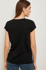 Basic U neck pima cotton t-shirt