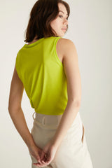 Pima cotton sleeveless top