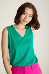 Pima cotton sleeveless top