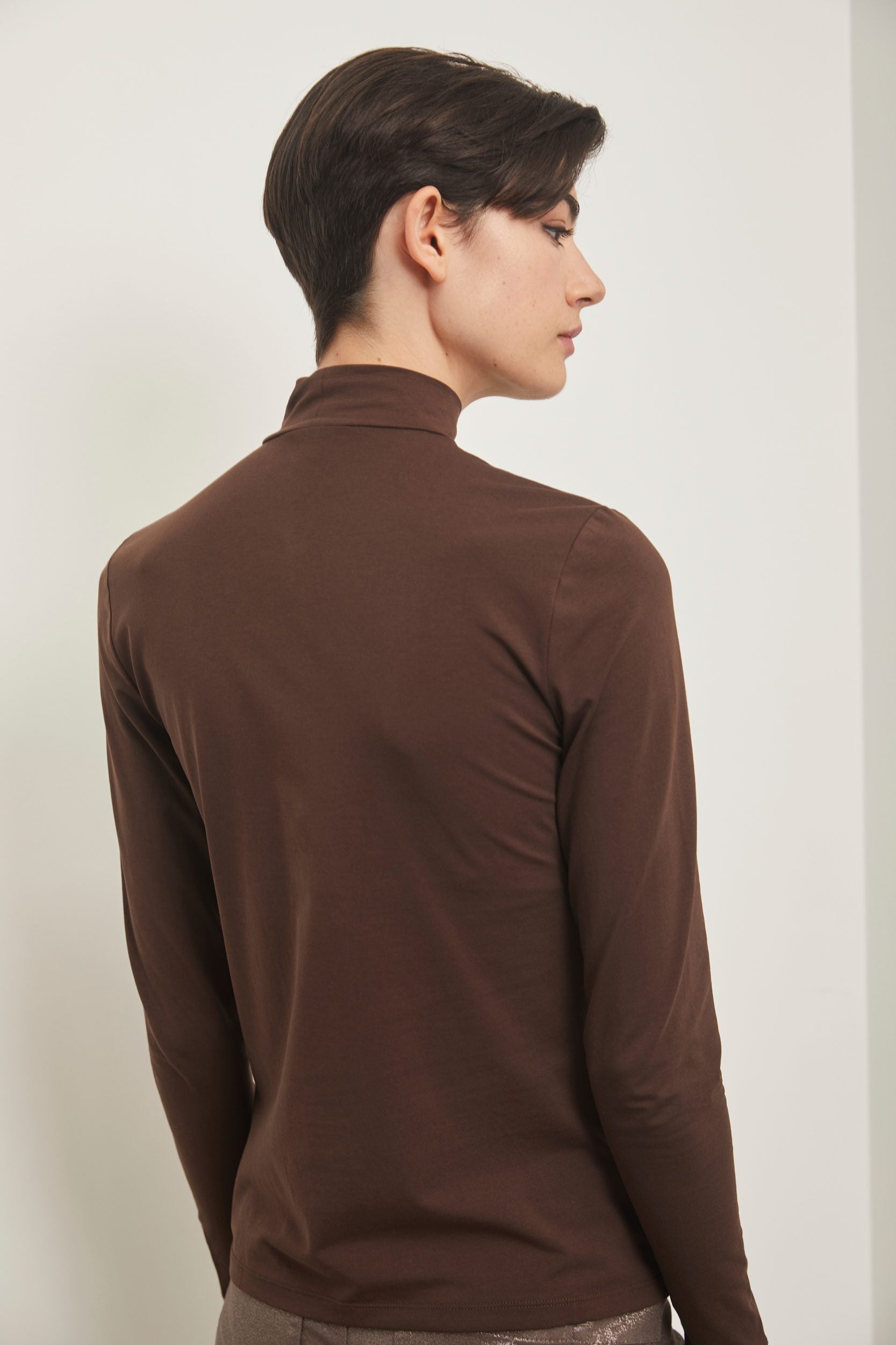 Mock neck top