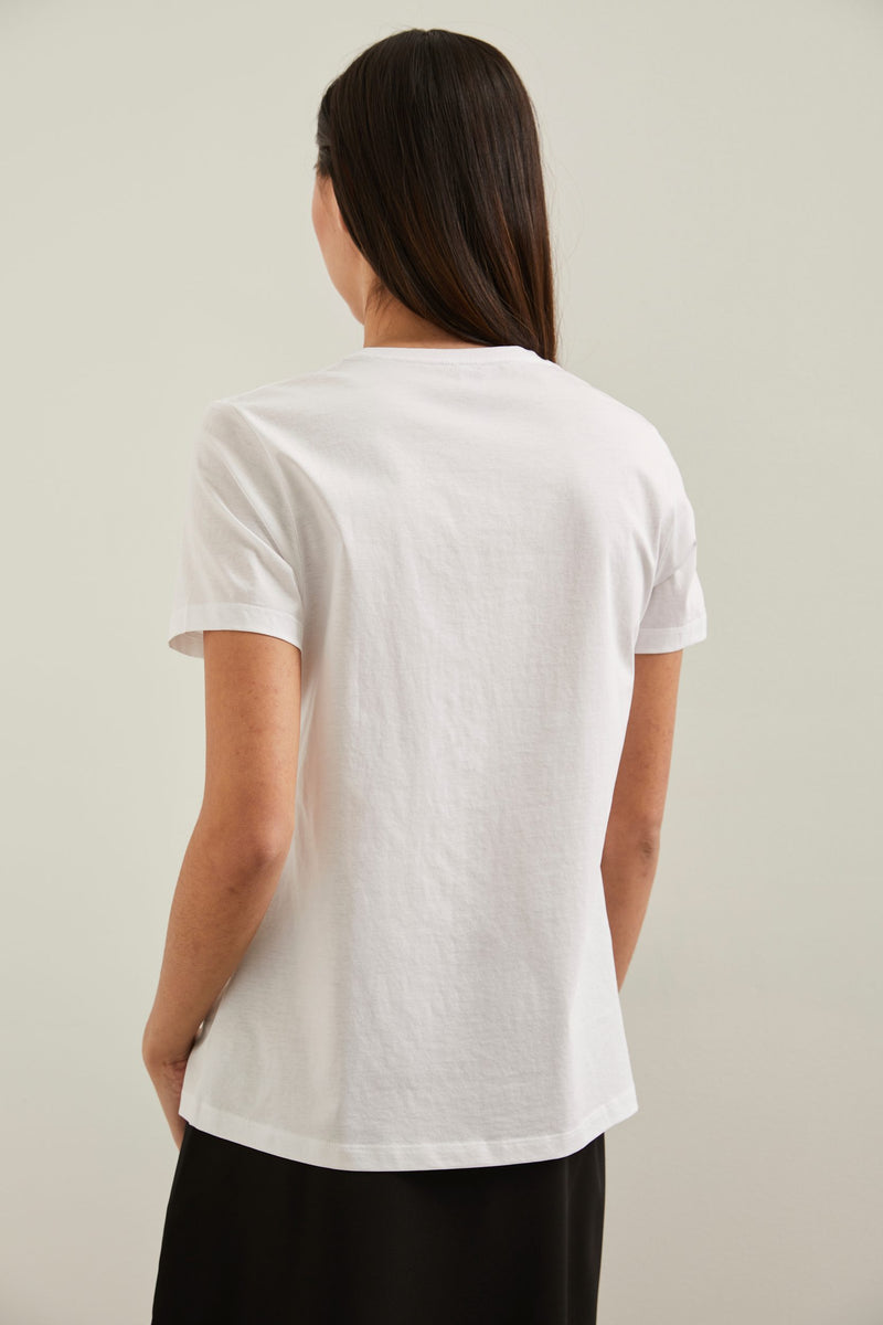 T-shirt with embellished pocket