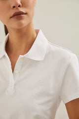 Pique t-shirt with polo collar