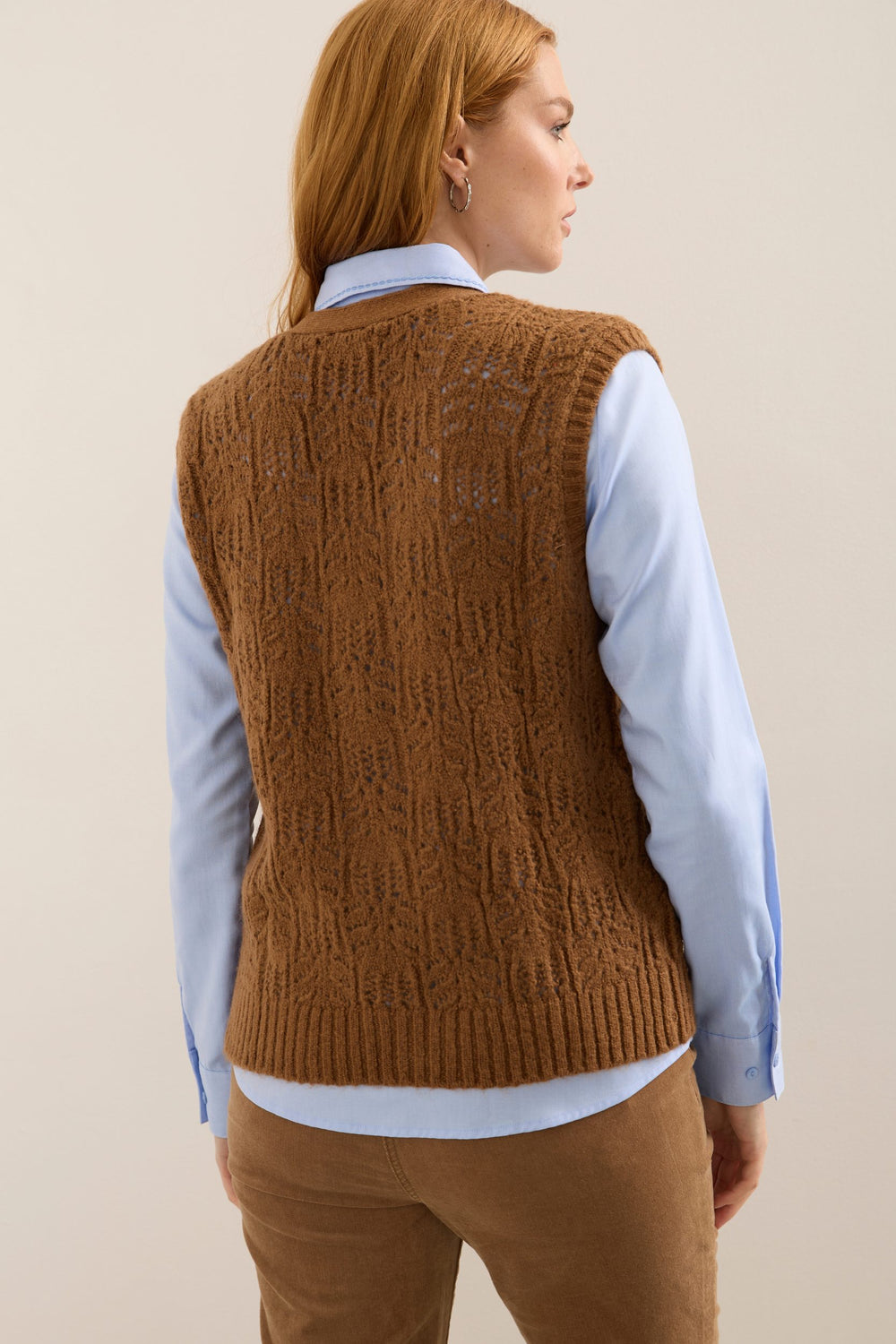 Pointelle Vest