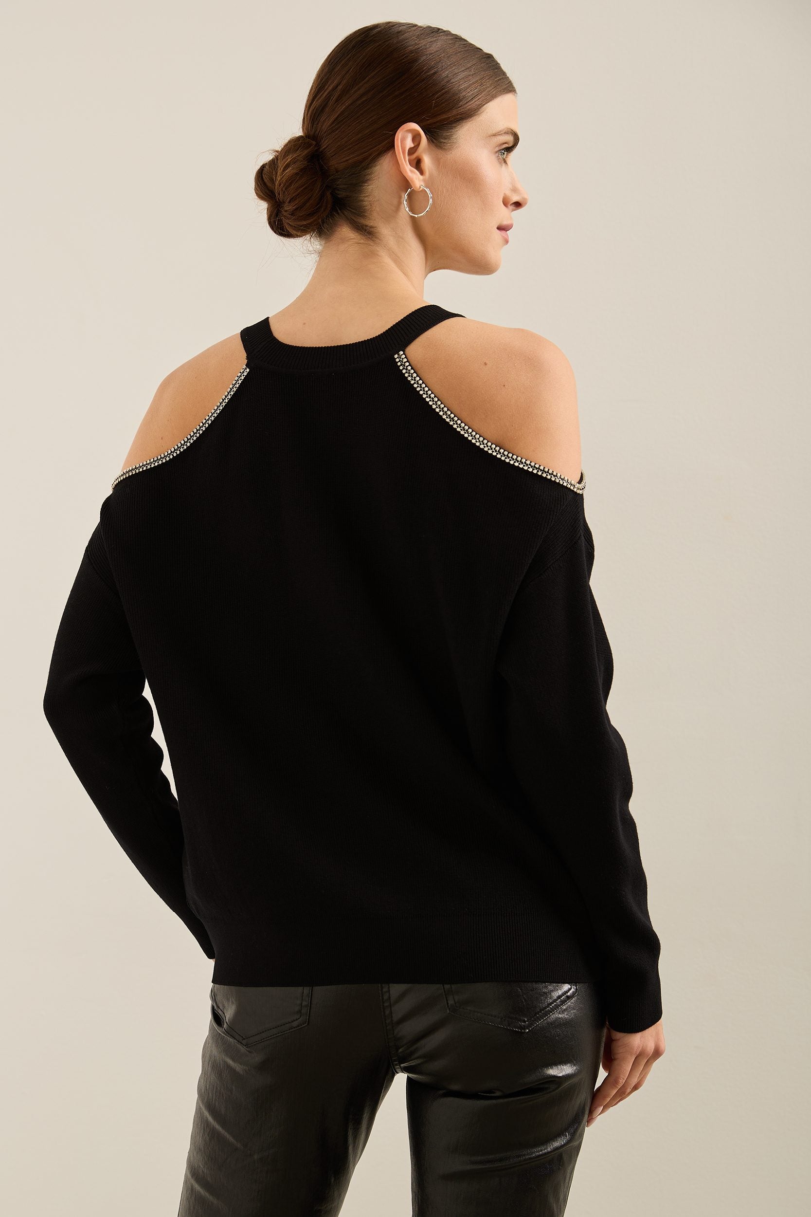 Inc cold shoulder sweater best sale